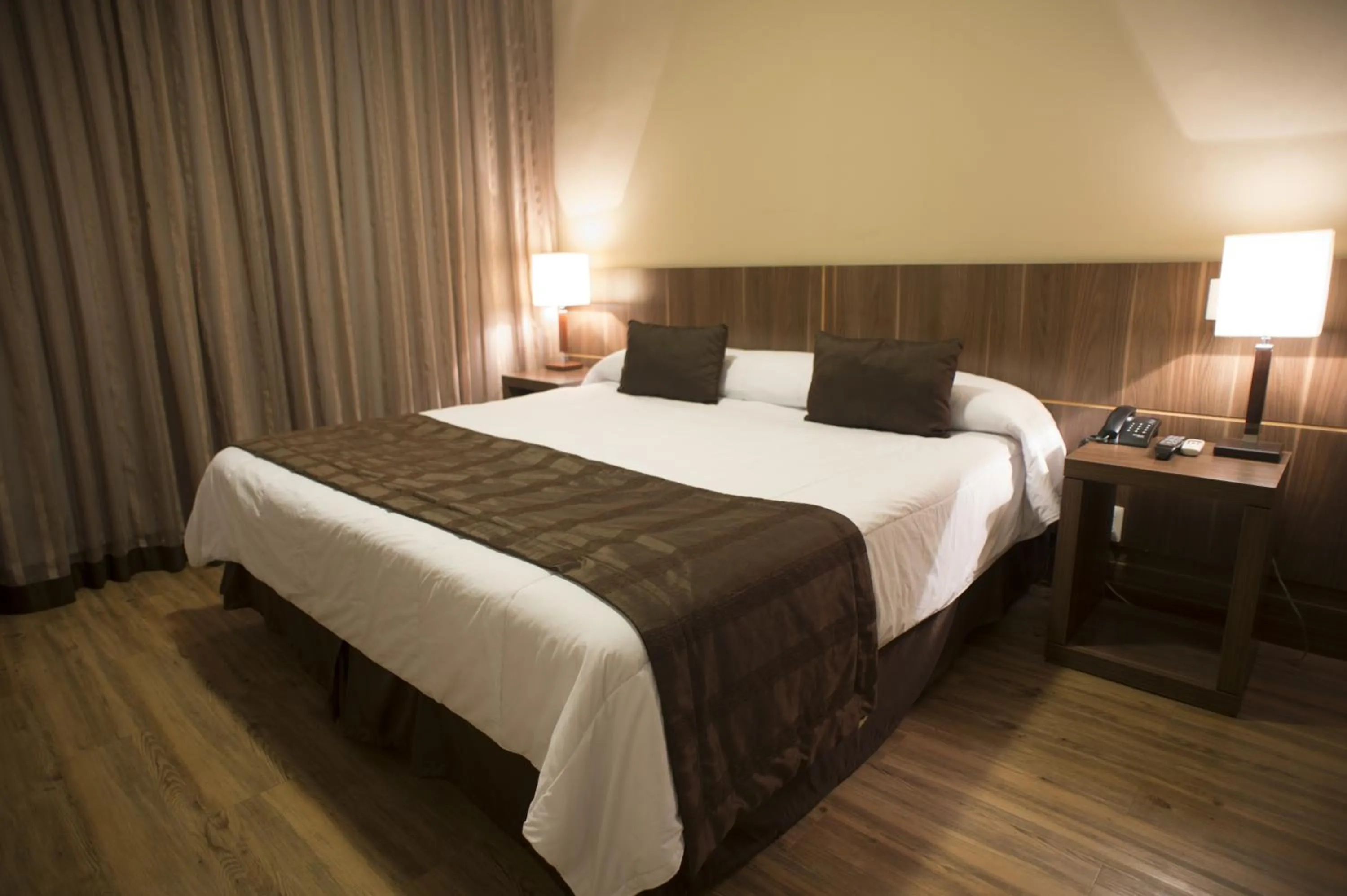 Bed in Casablanca Center Hotel
