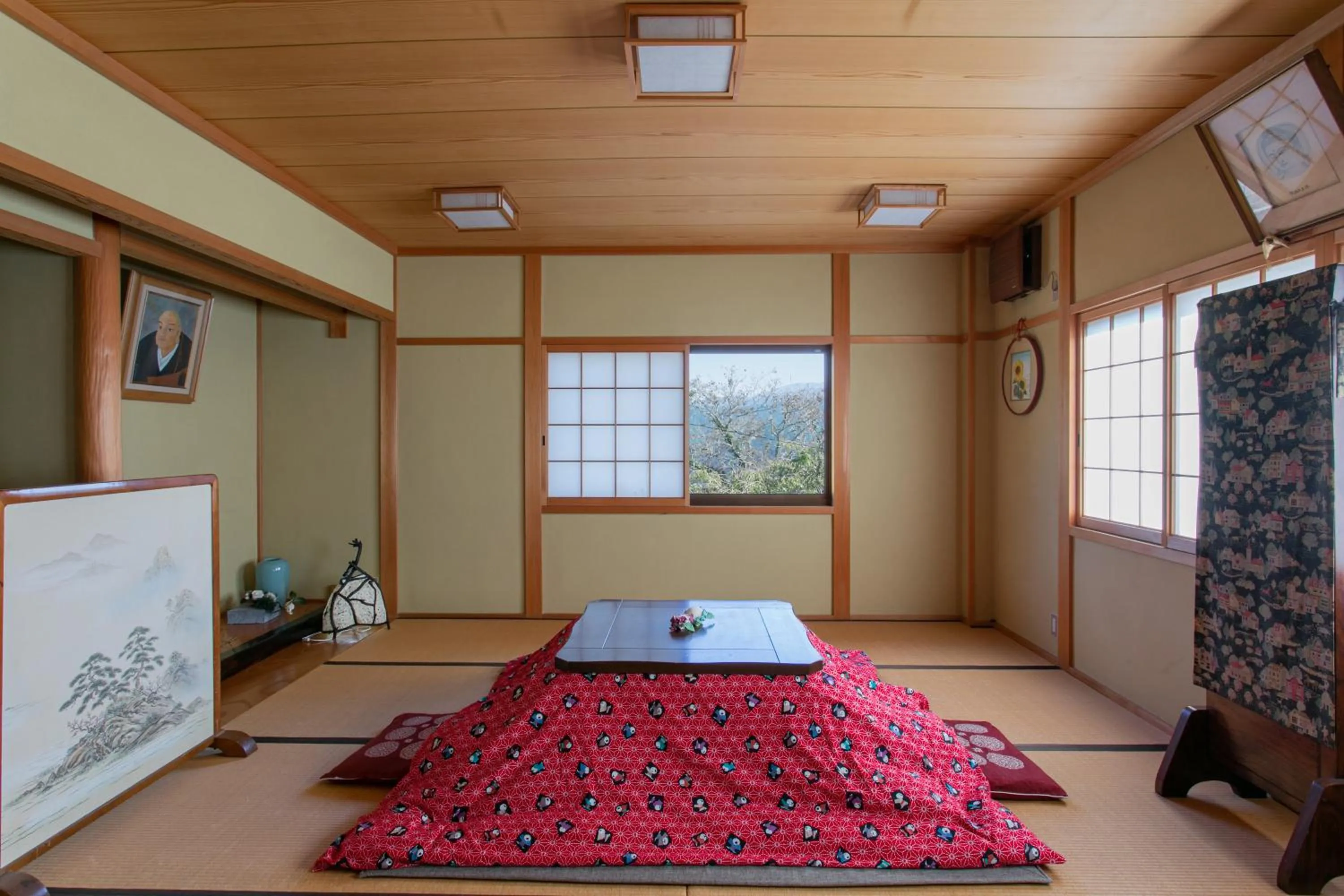 Bed in Houtouji Temple