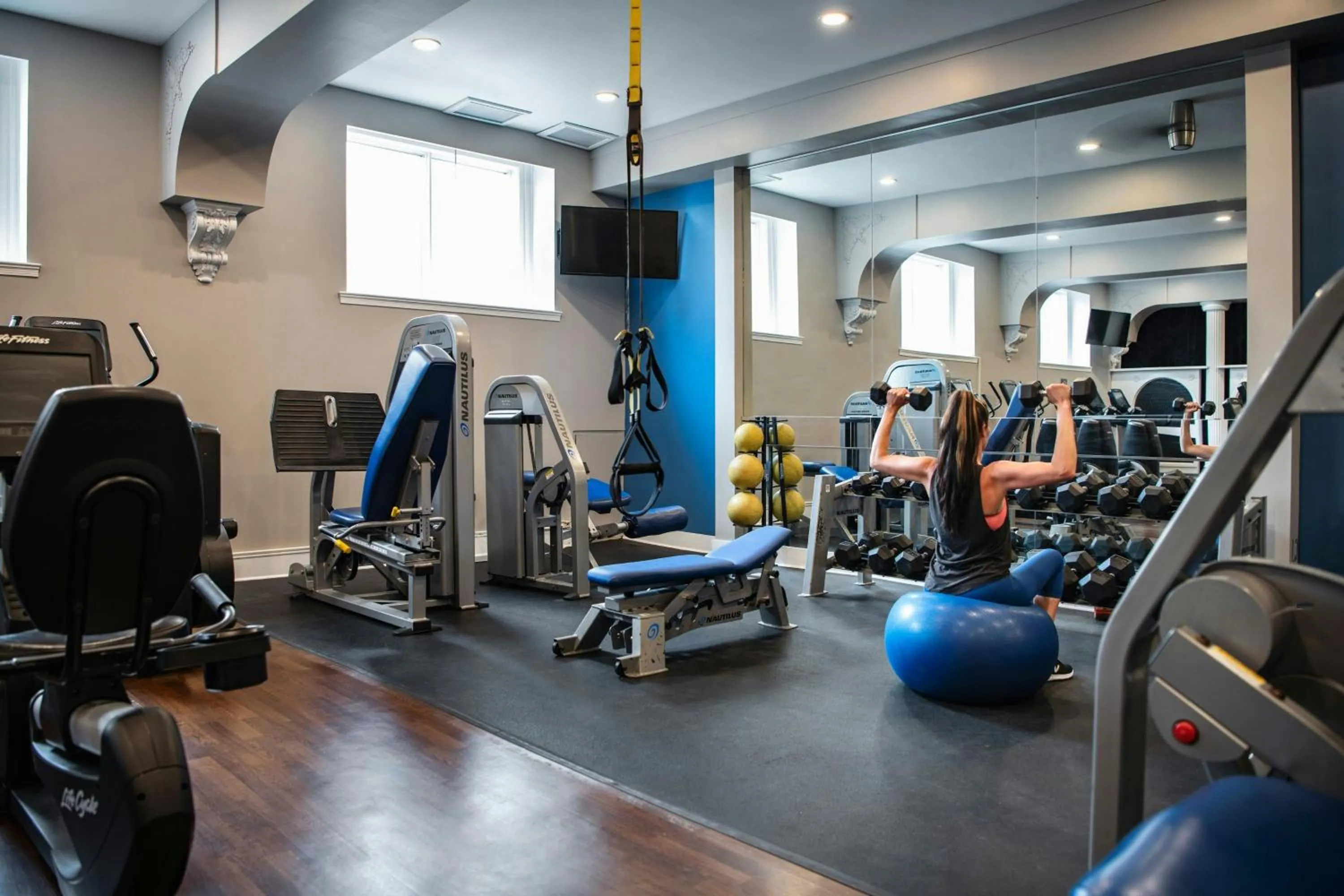 Fitness centre/facilities in The Hotel Saskatchewan, Autograph Collection