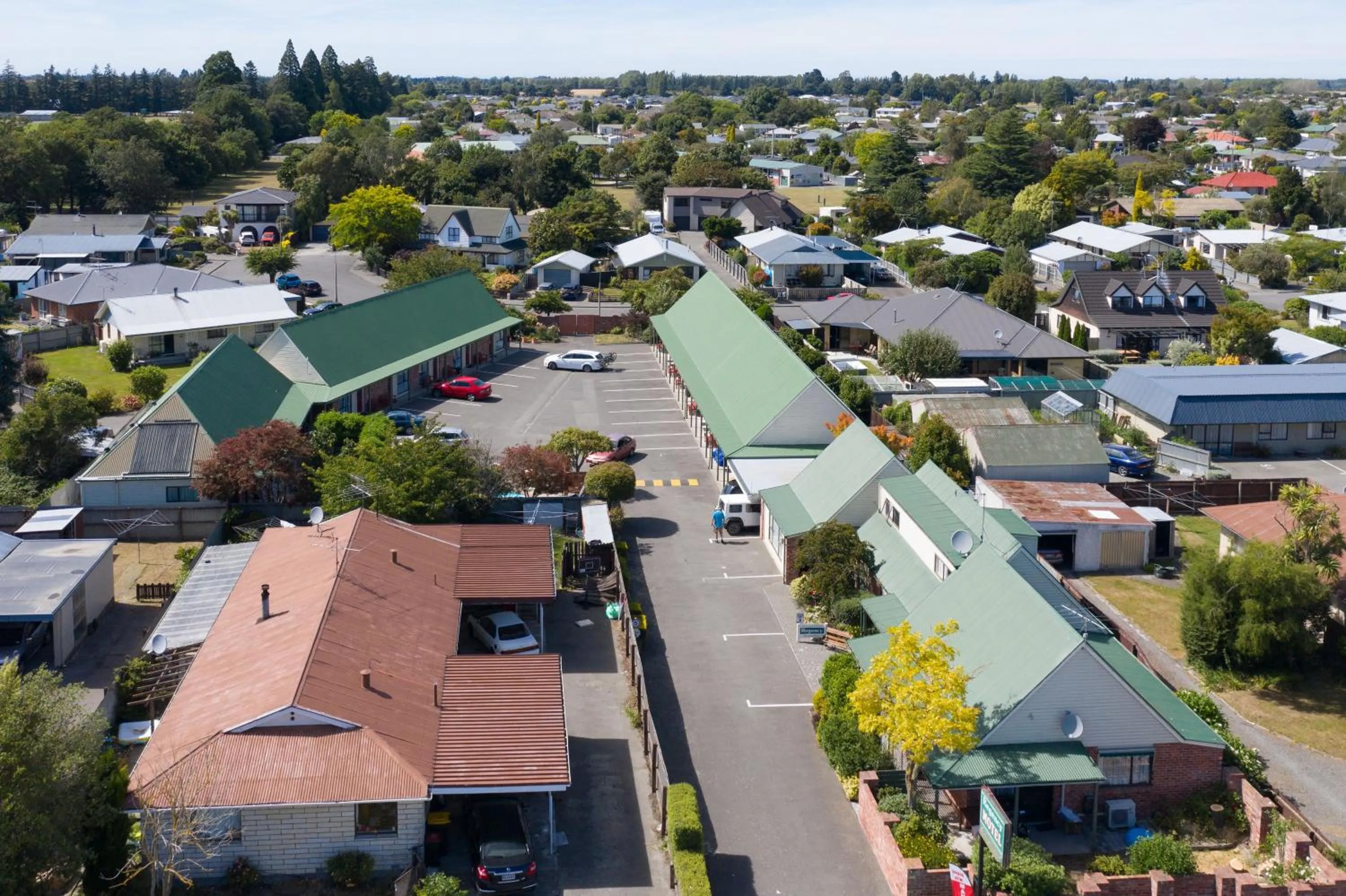 Property building in Ashburton's Regency Motel