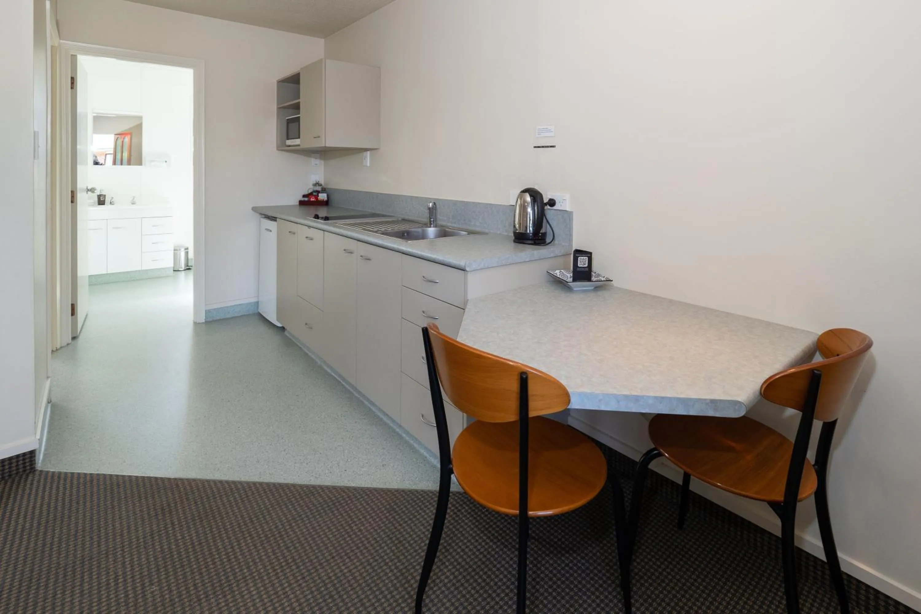 Kitchen or kitchenette in Ashburton's Regency Motel