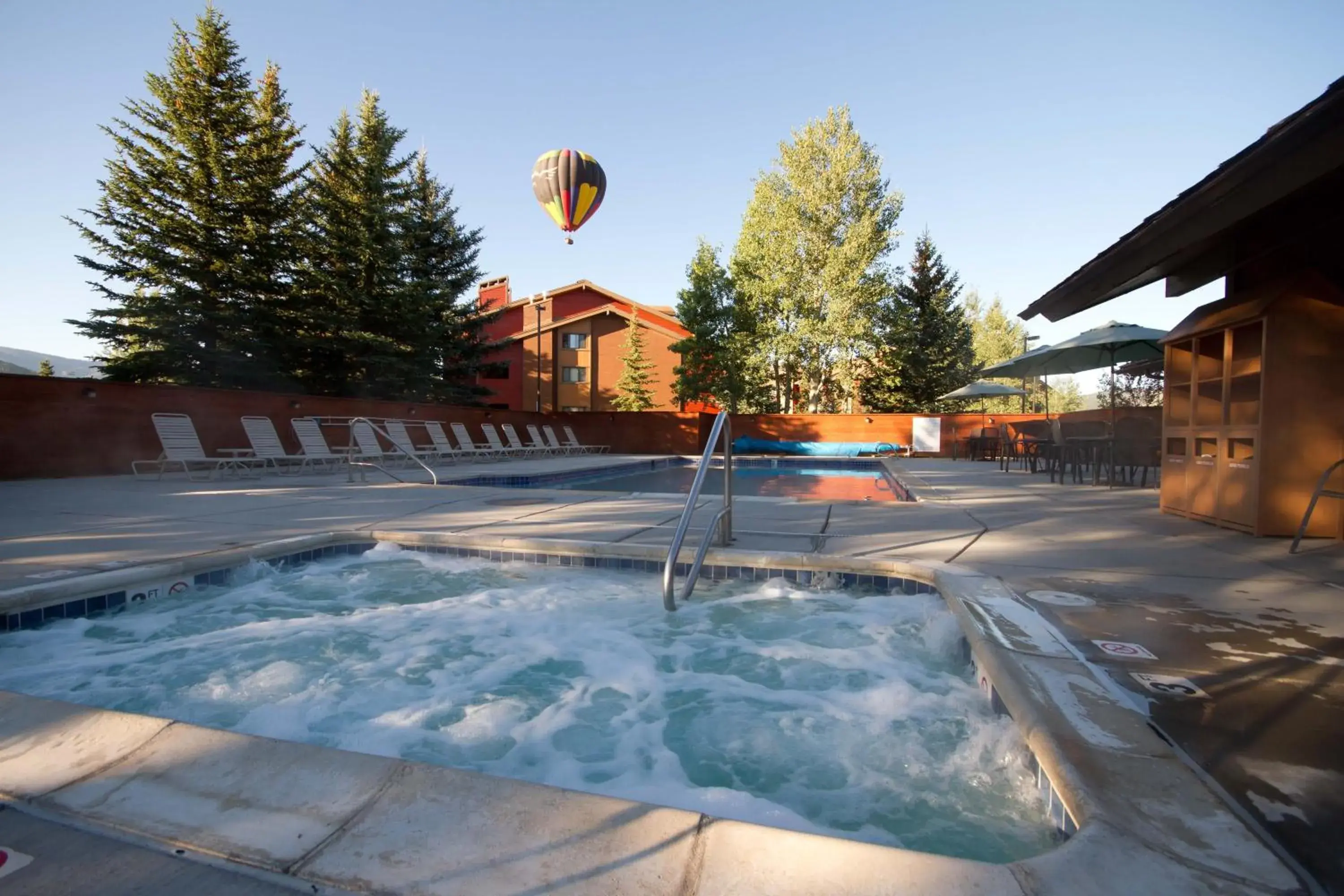 Swimming pool in WorldMark Steamboat Springs Swimming pool in WorldMark Steamboat Springs