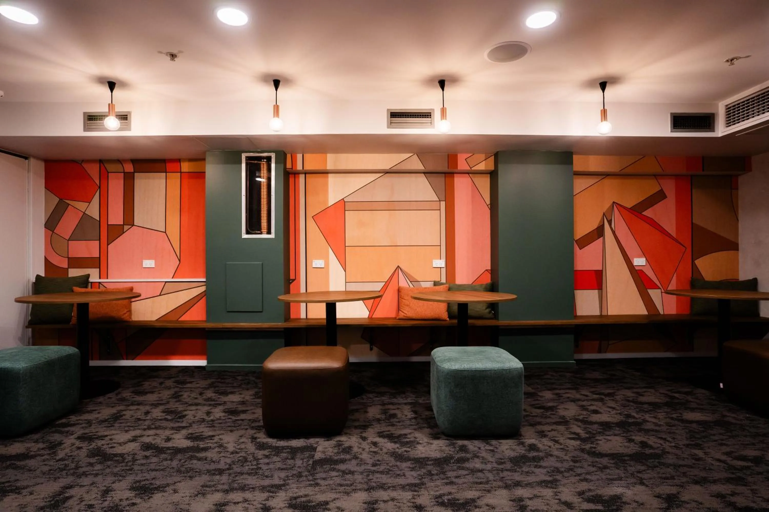 Living room in Haka House Wellington