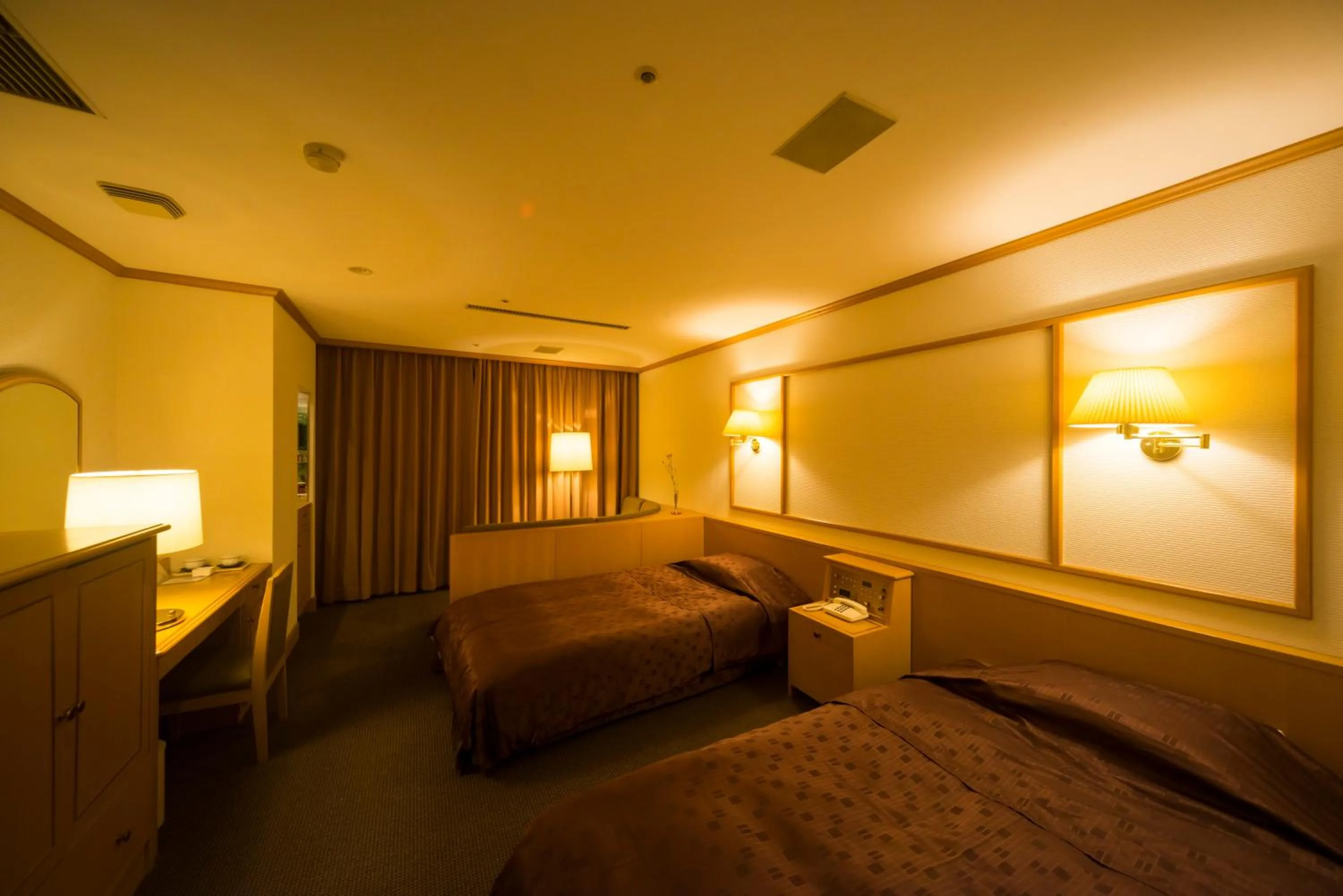 Photo of the whole room, Bed in Fukuichi