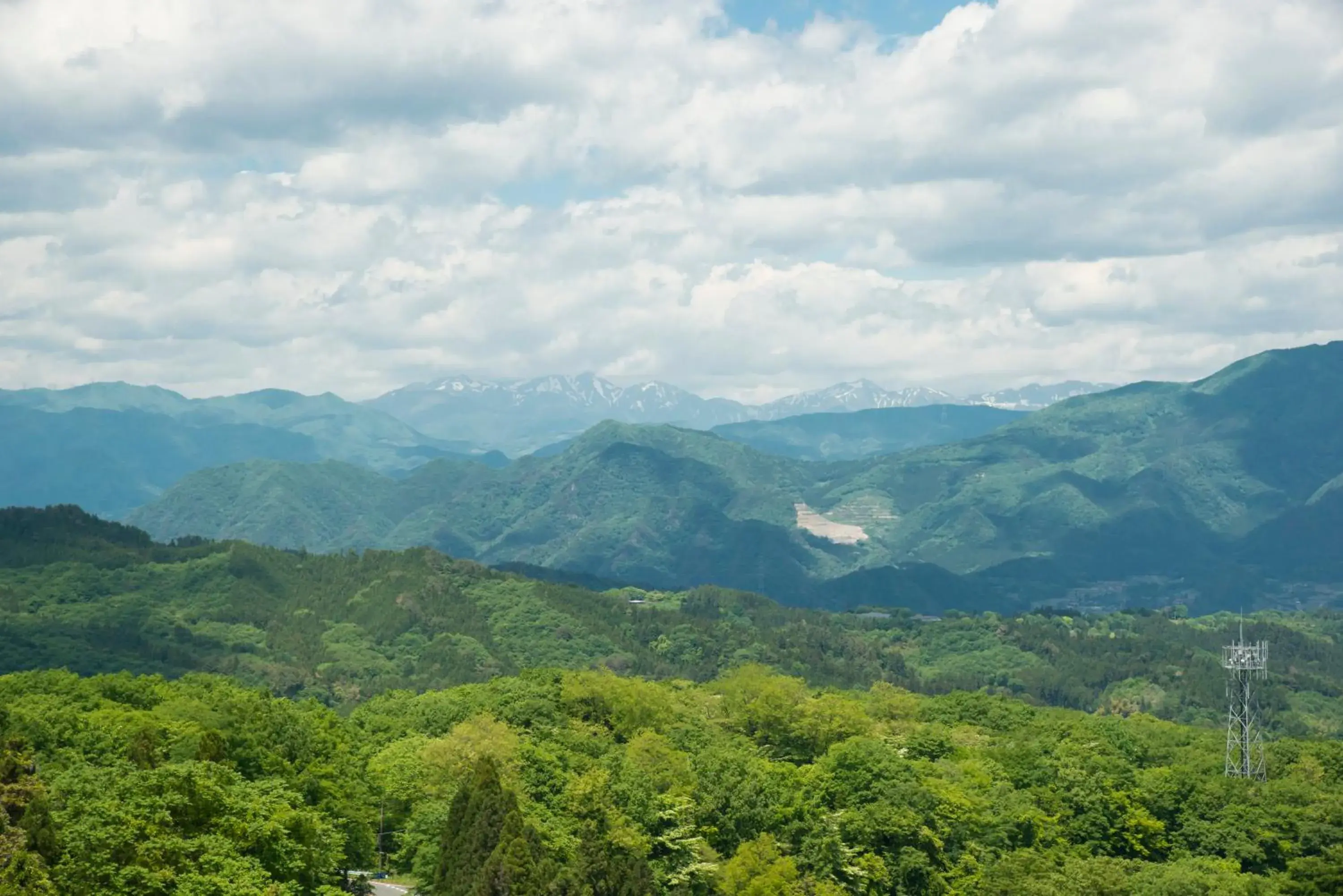 Mountain view in Fukuichi Mountain view in Fukuichi