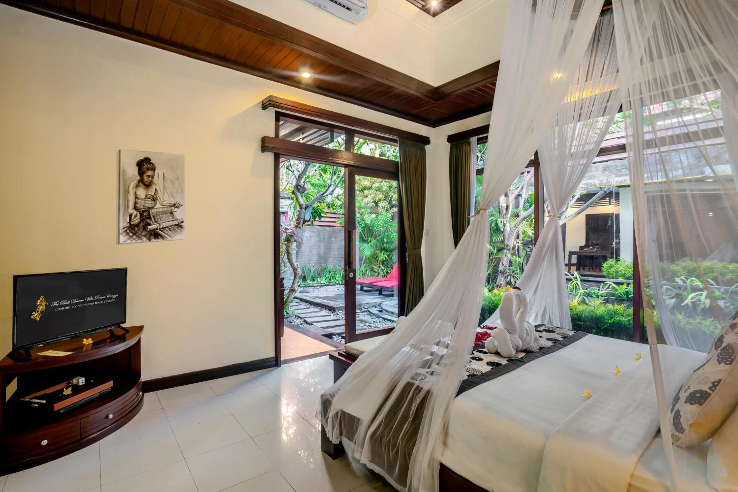 Bed in The Bali Dream Villa & Resort Echo Beach Canggu