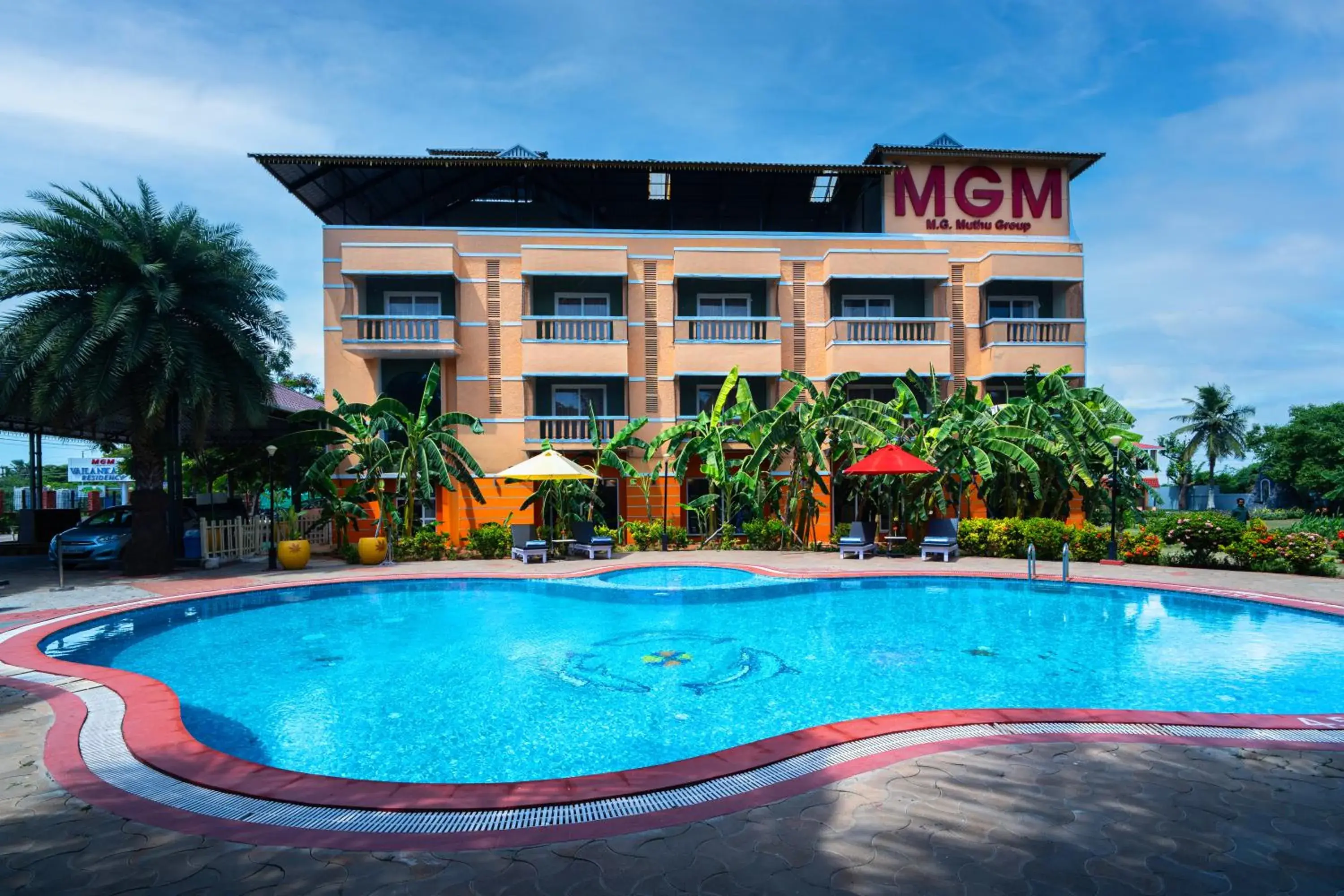 Grandeur Suite with Pool view and Balcony in MGM Vailankanni Grandeur Suite with Pool view and Balcony in MGM Vailankanni