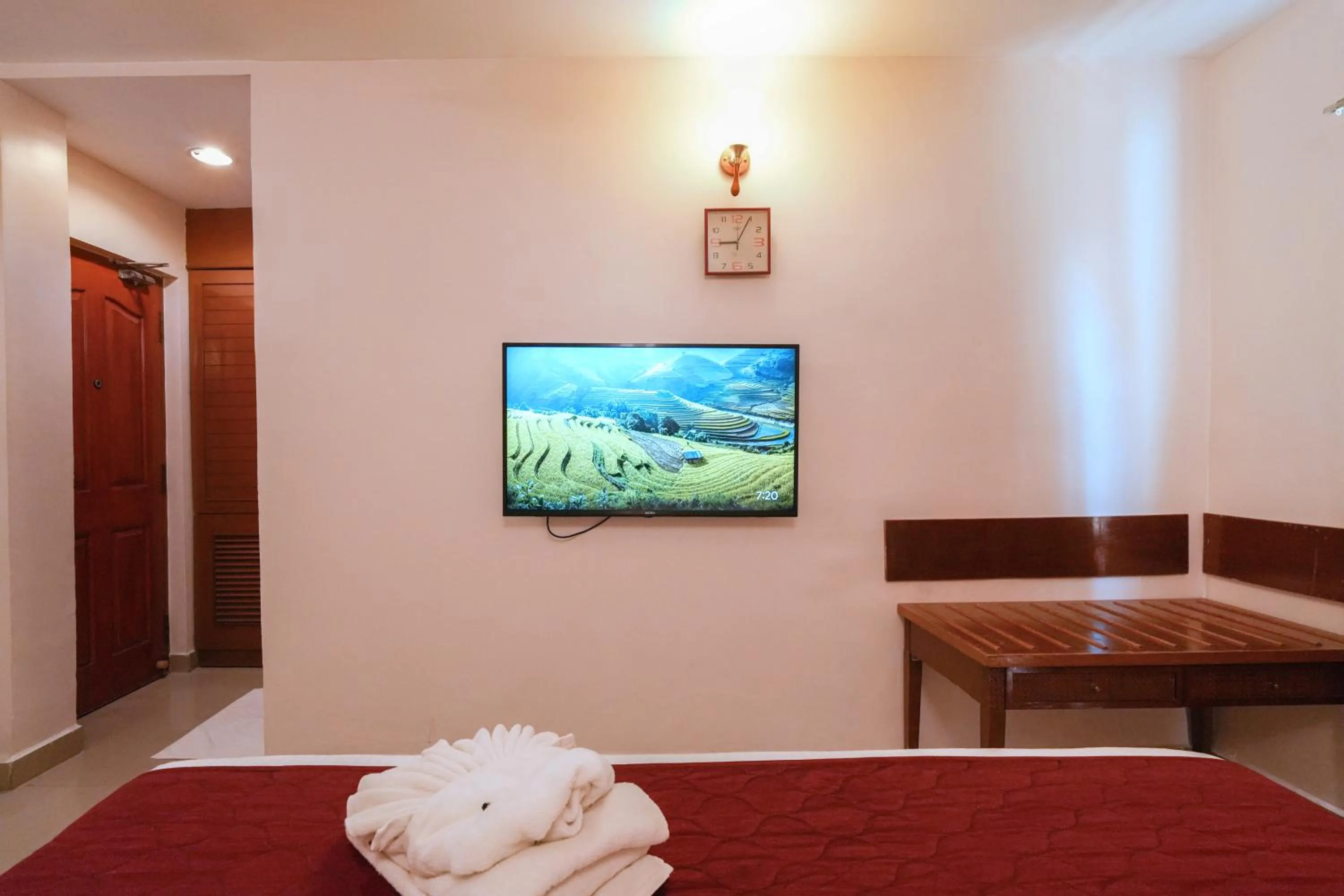 Bedroom, Bed in MGM Vailankanni