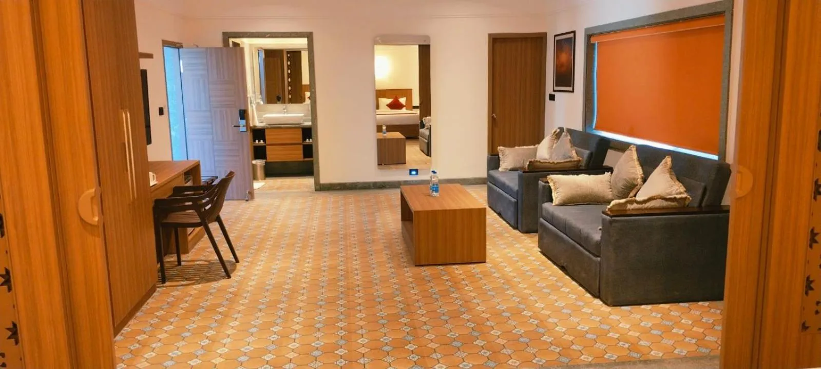 Living room, Bed in MGM Vailankanni