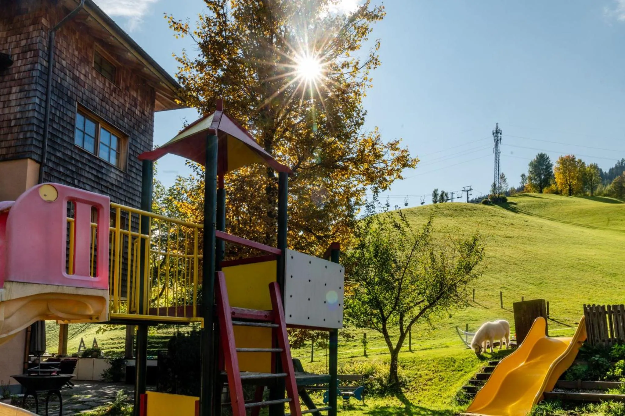 Children play ground in Familienhotel Unterreith
