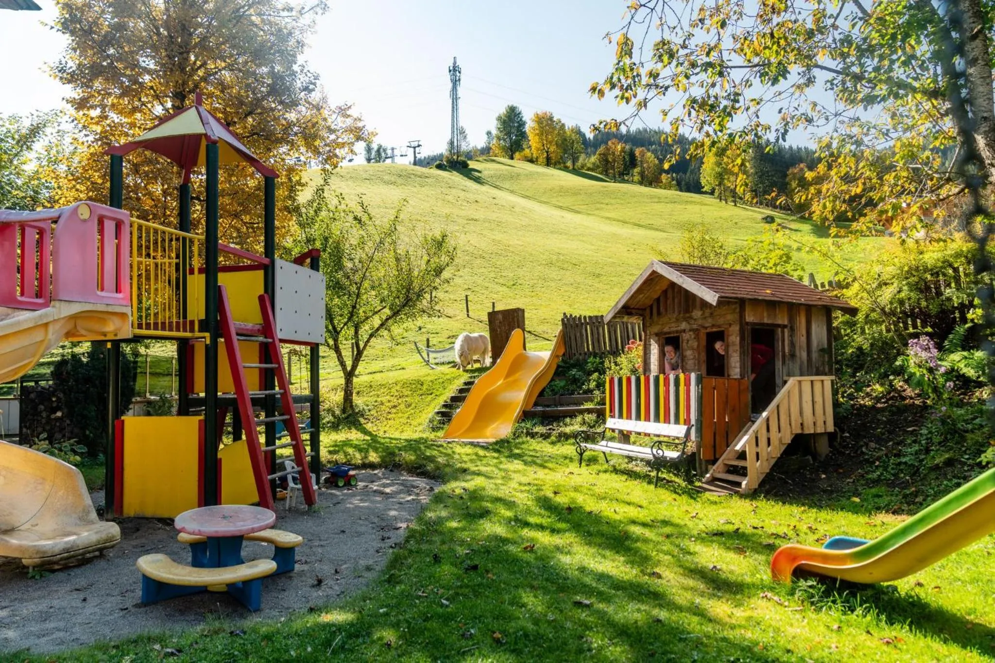 Children play ground in Familienhotel Unterreith