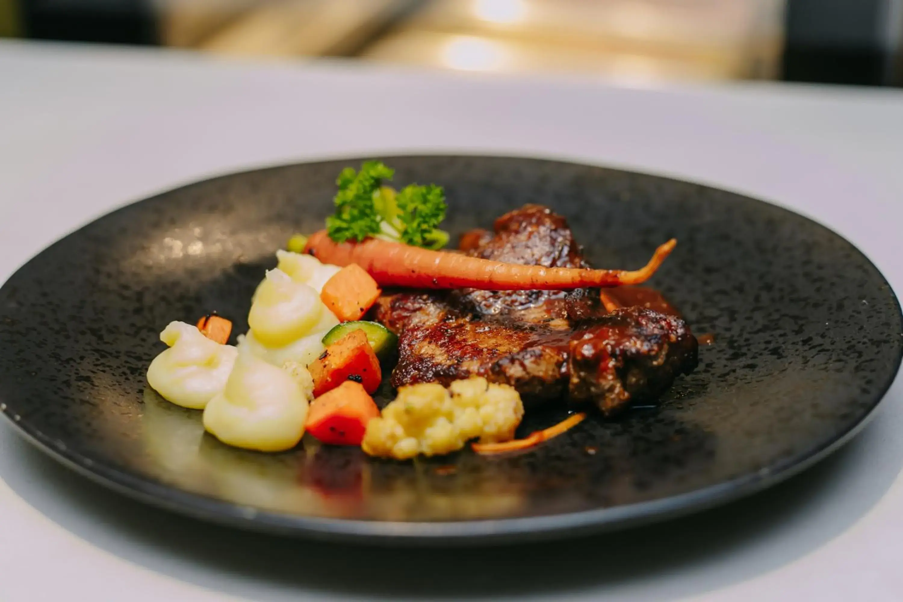 Food close-up in The David Livingstone Safari Lodge & Spa Food close-up in The David Livingstone Safari Lodge & Spa