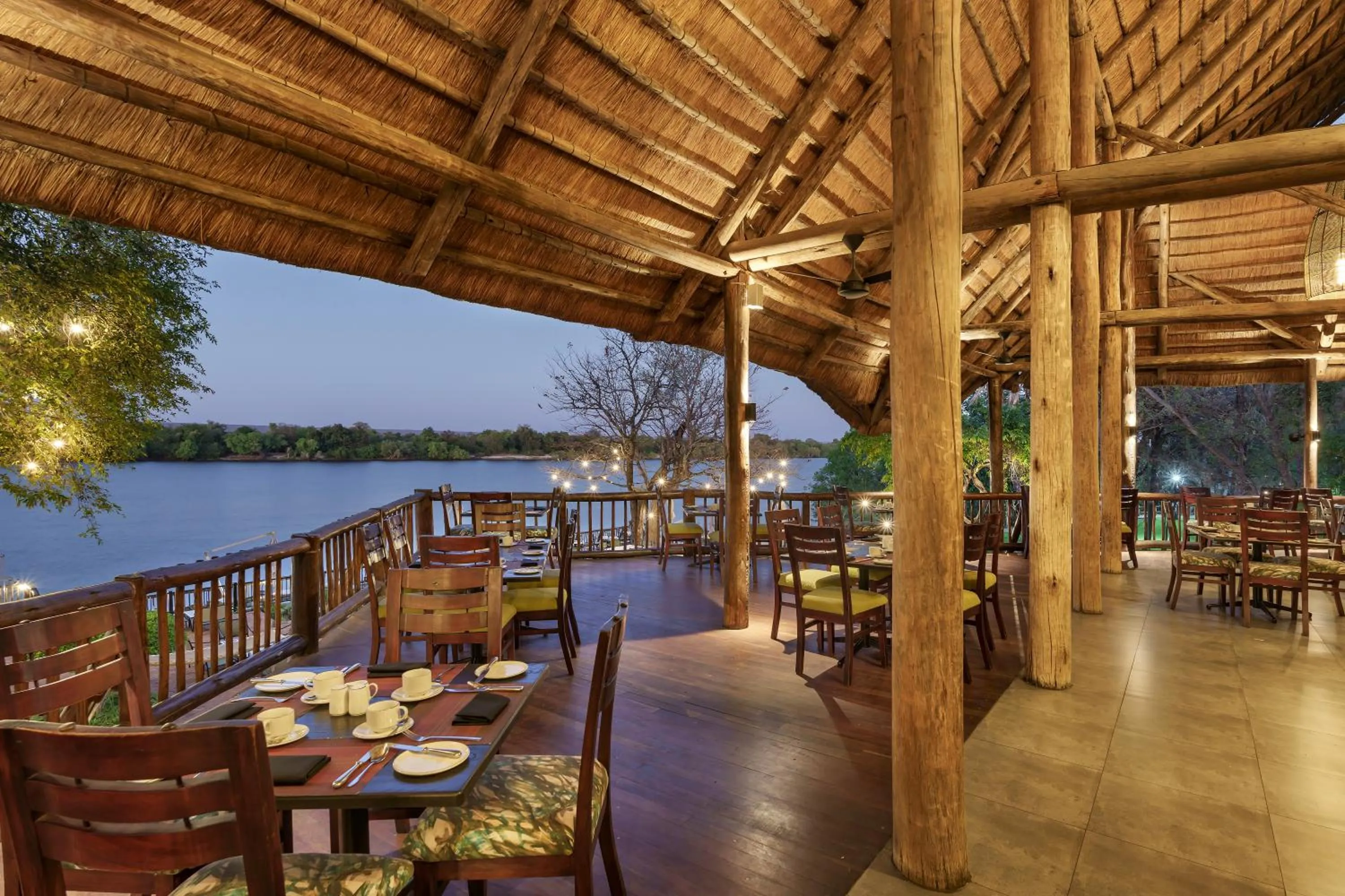 Restaurant/places to eat in The David Livingstone Safari Lodge & Spa