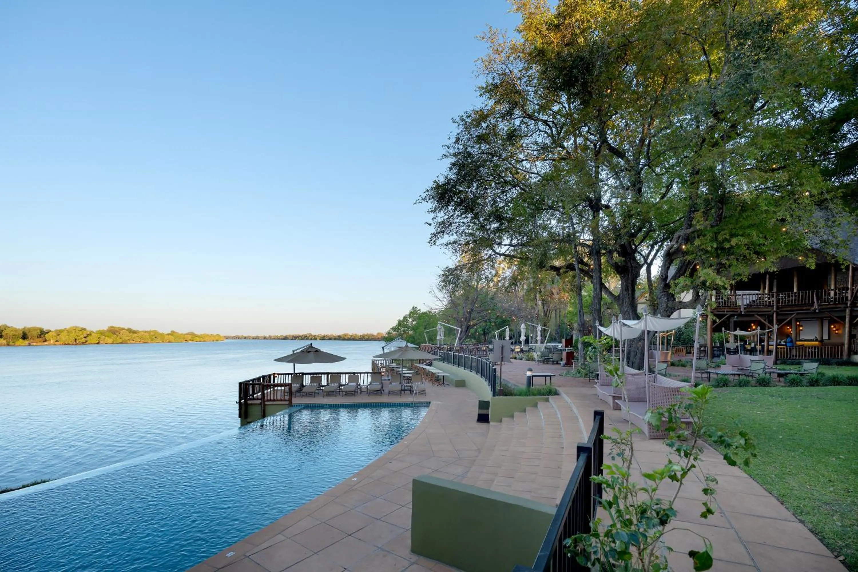 River view in The David Livingstone Safari Lodge & Spa