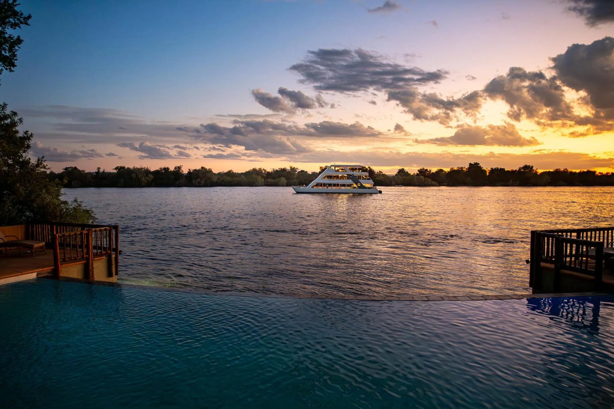 Swimming pool in The David Livingstone Safari Lodge & Spa