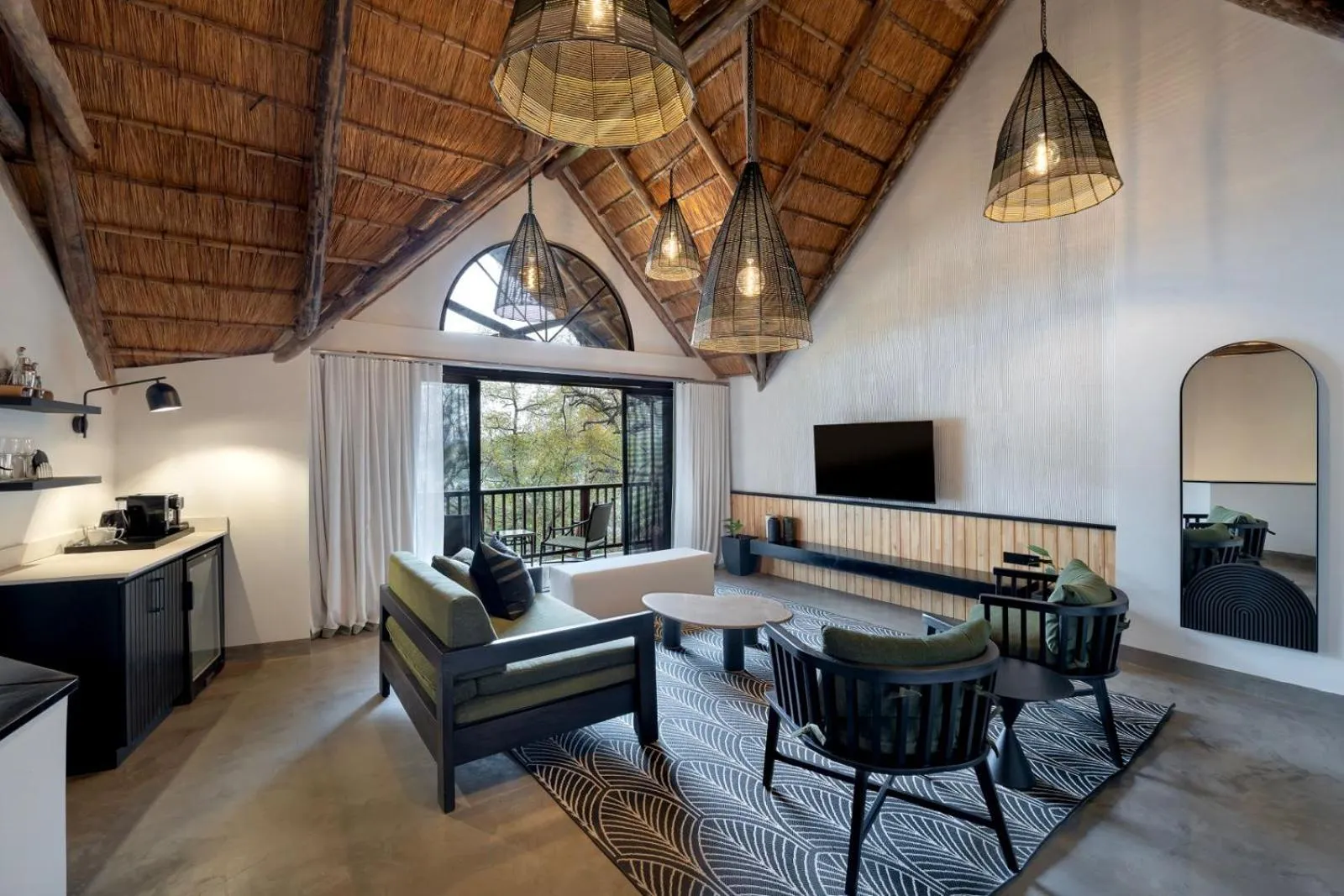 Living room in The David Livingstone Safari Lodge & Spa