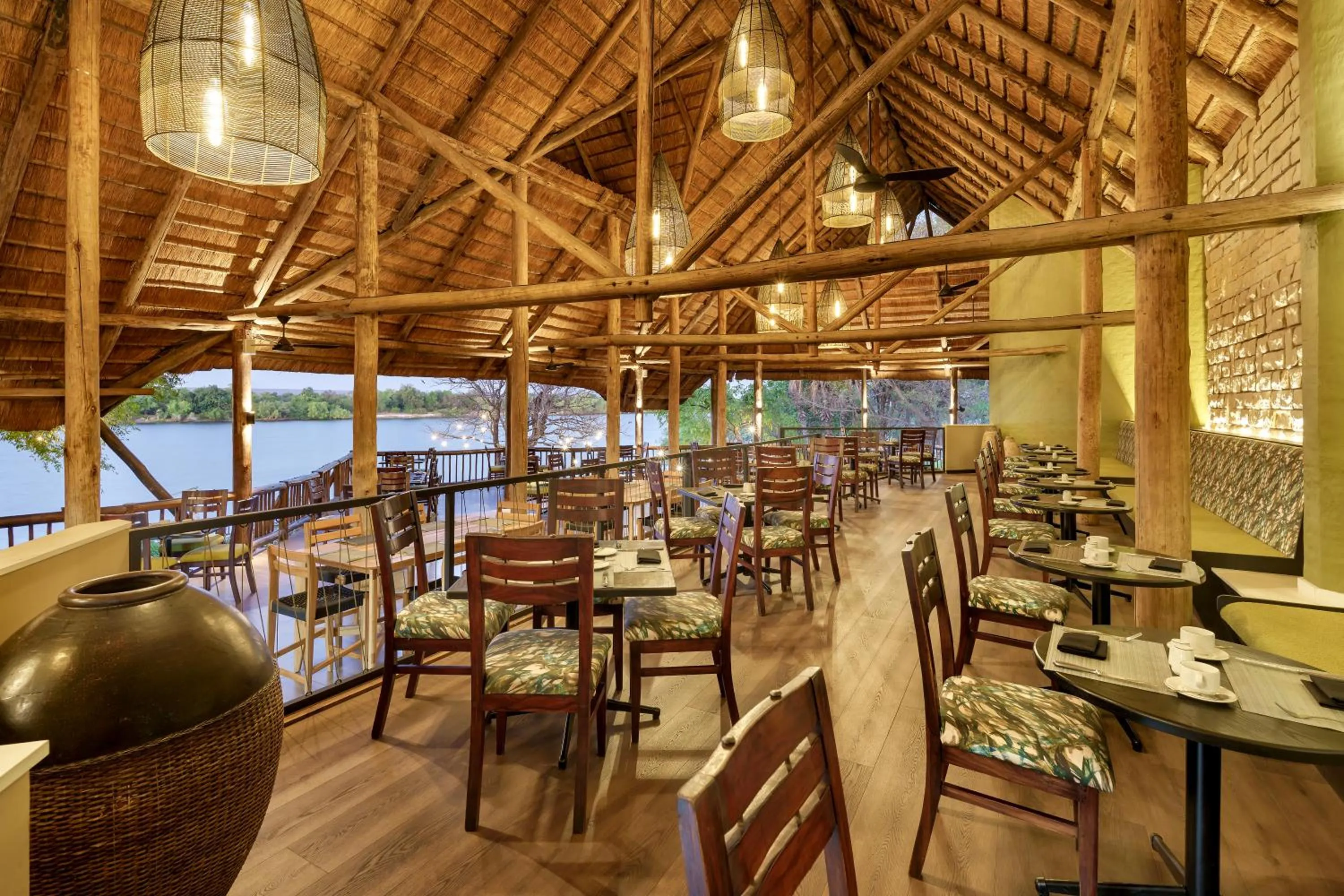 Restaurant/places to eat in The David Livingstone Safari Lodge & Spa
