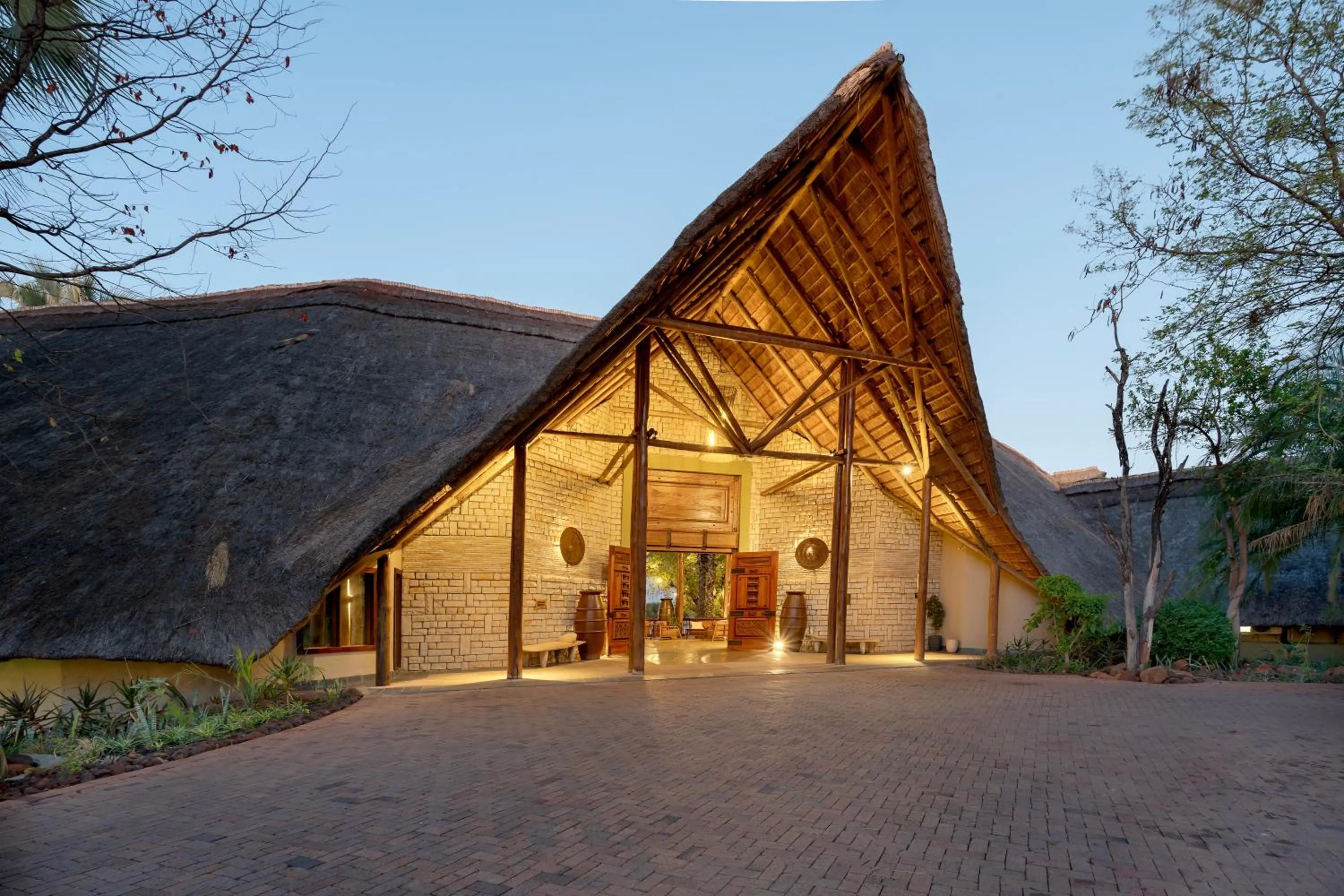 Facade/entrance in The David Livingstone Safari Lodge & Spa