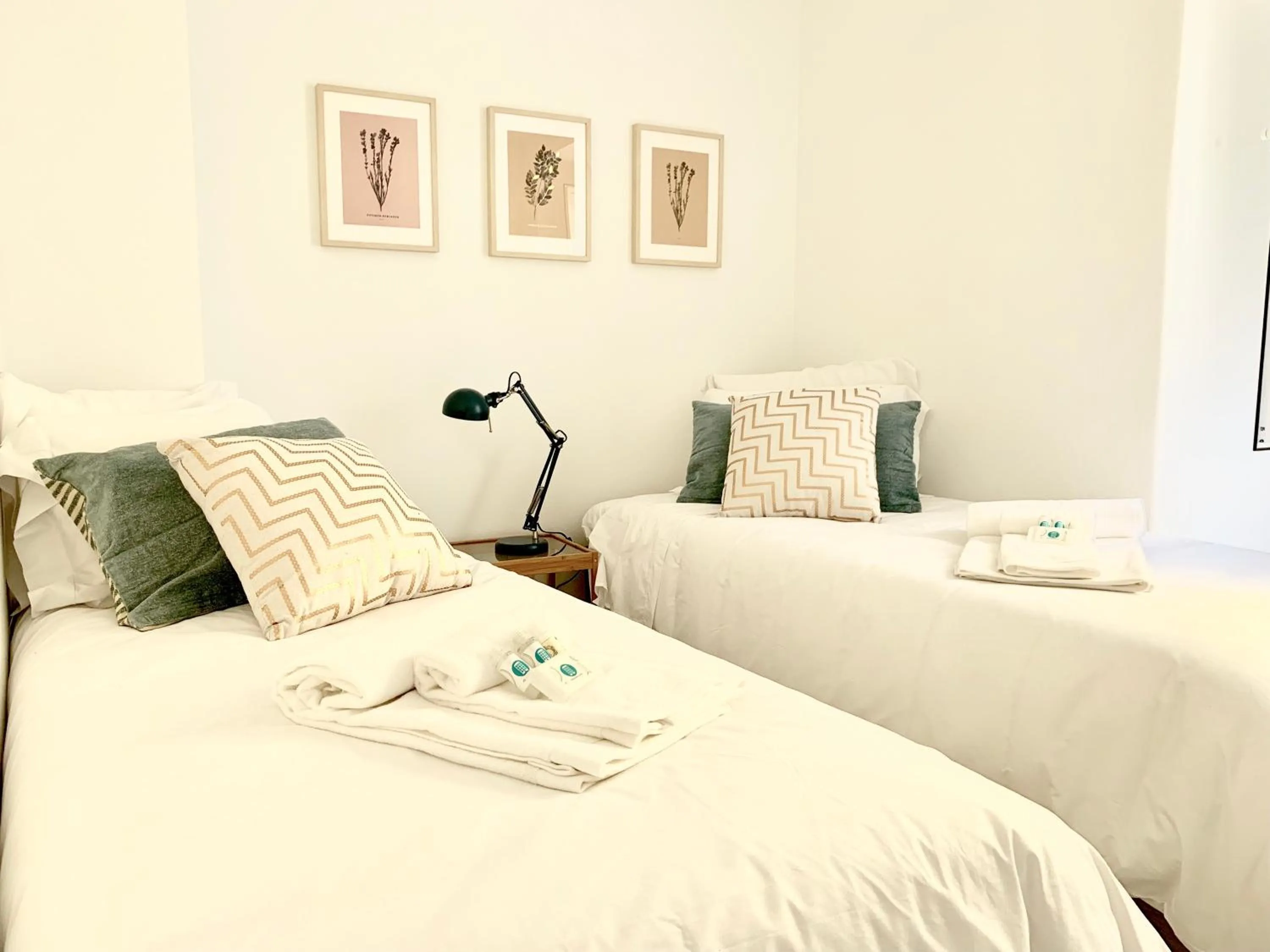 Bed in Apartments Center Santos