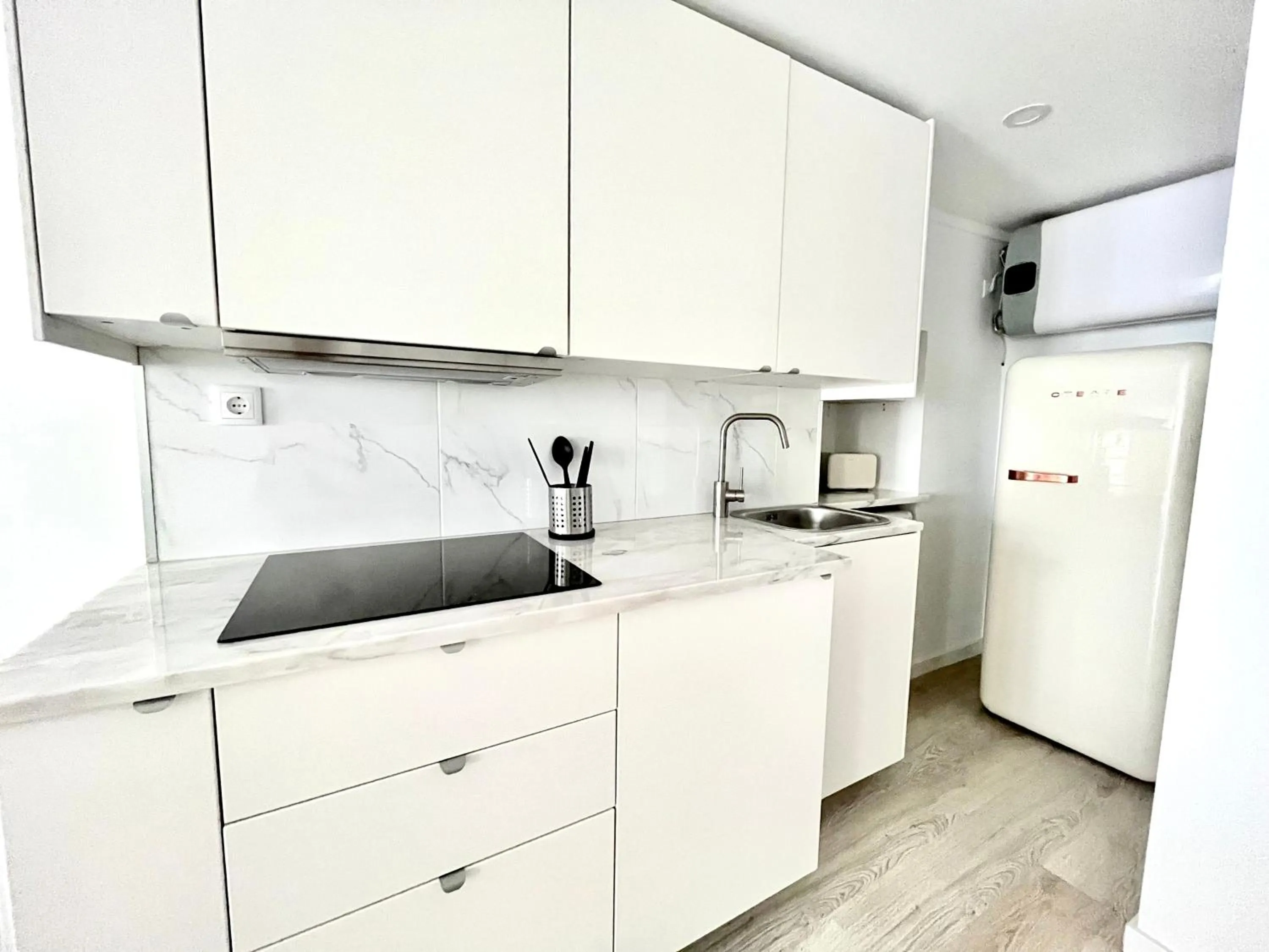 Kitchen or kitchenette in Apartments Center Santos