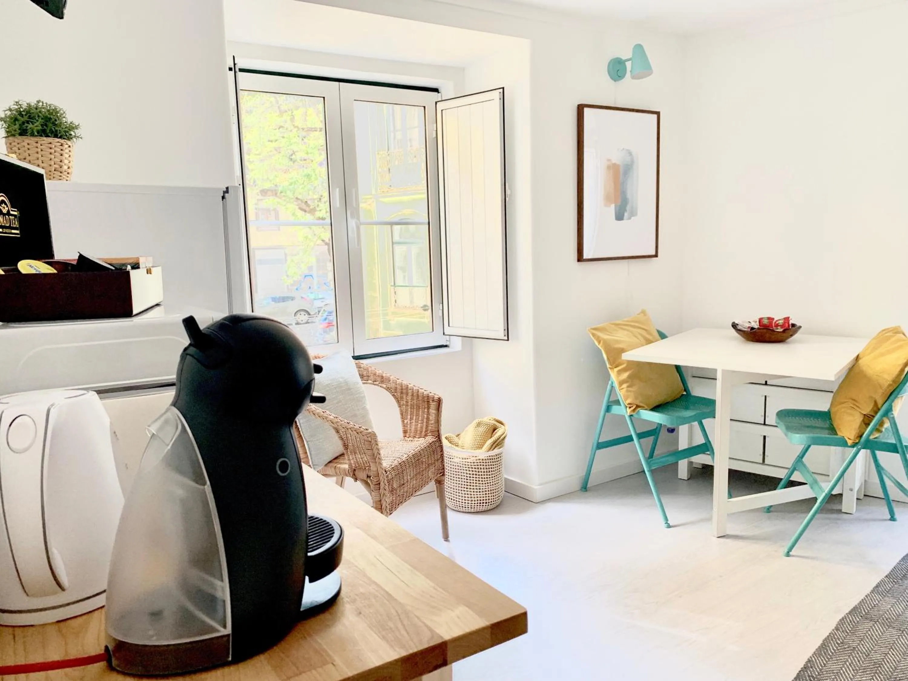 Coffee/tea facilities in Apartments Center Santos