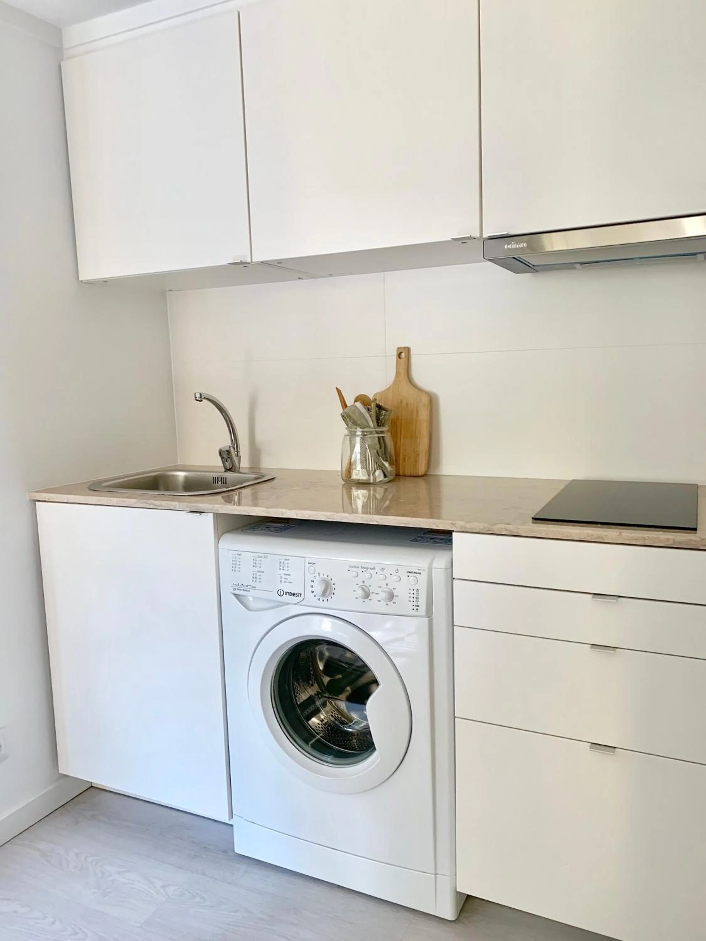 Kitchen or kitchenette in Apartments Center Santos