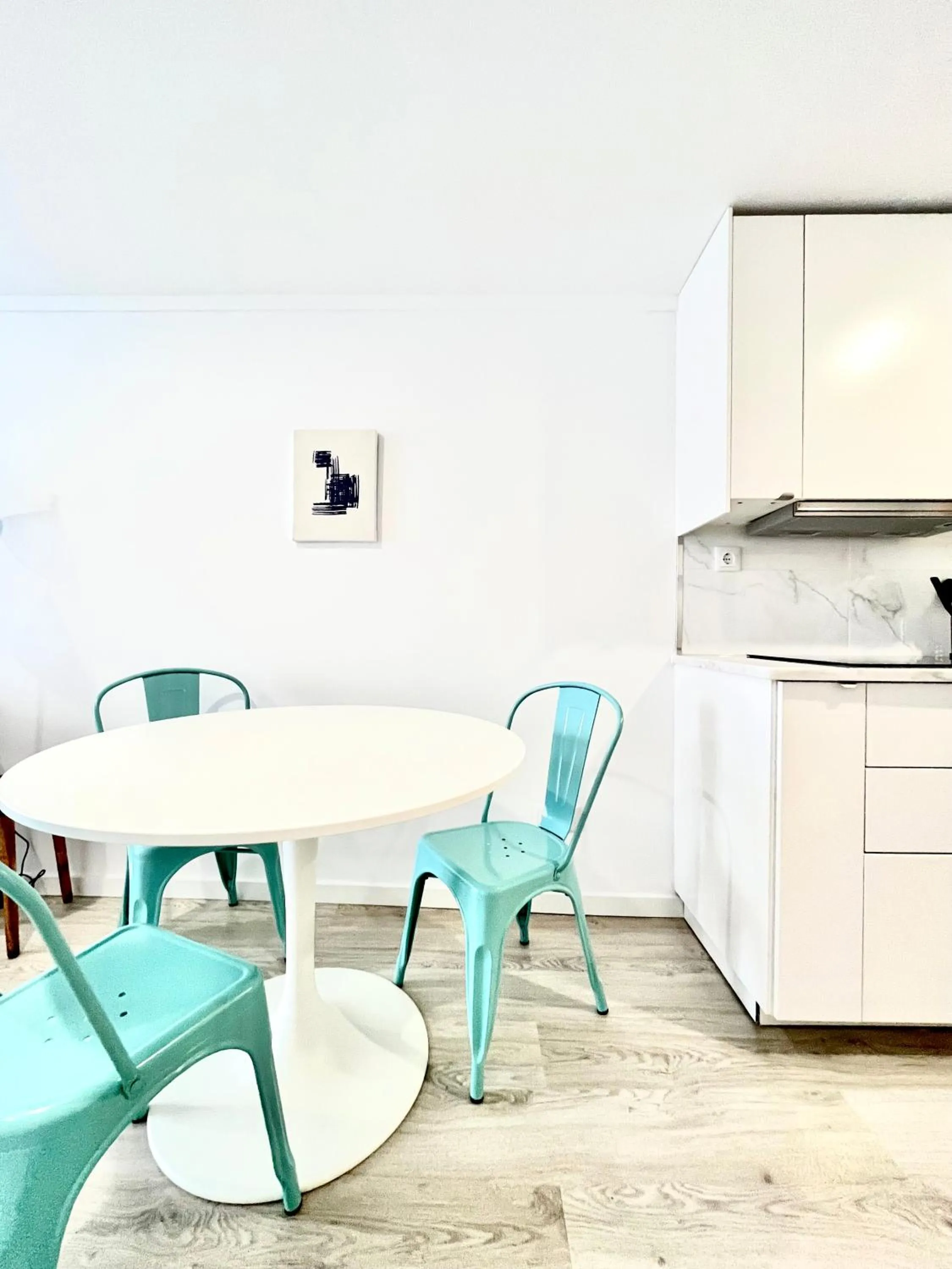 Kitchen or kitchenette in Apartments Center Santos