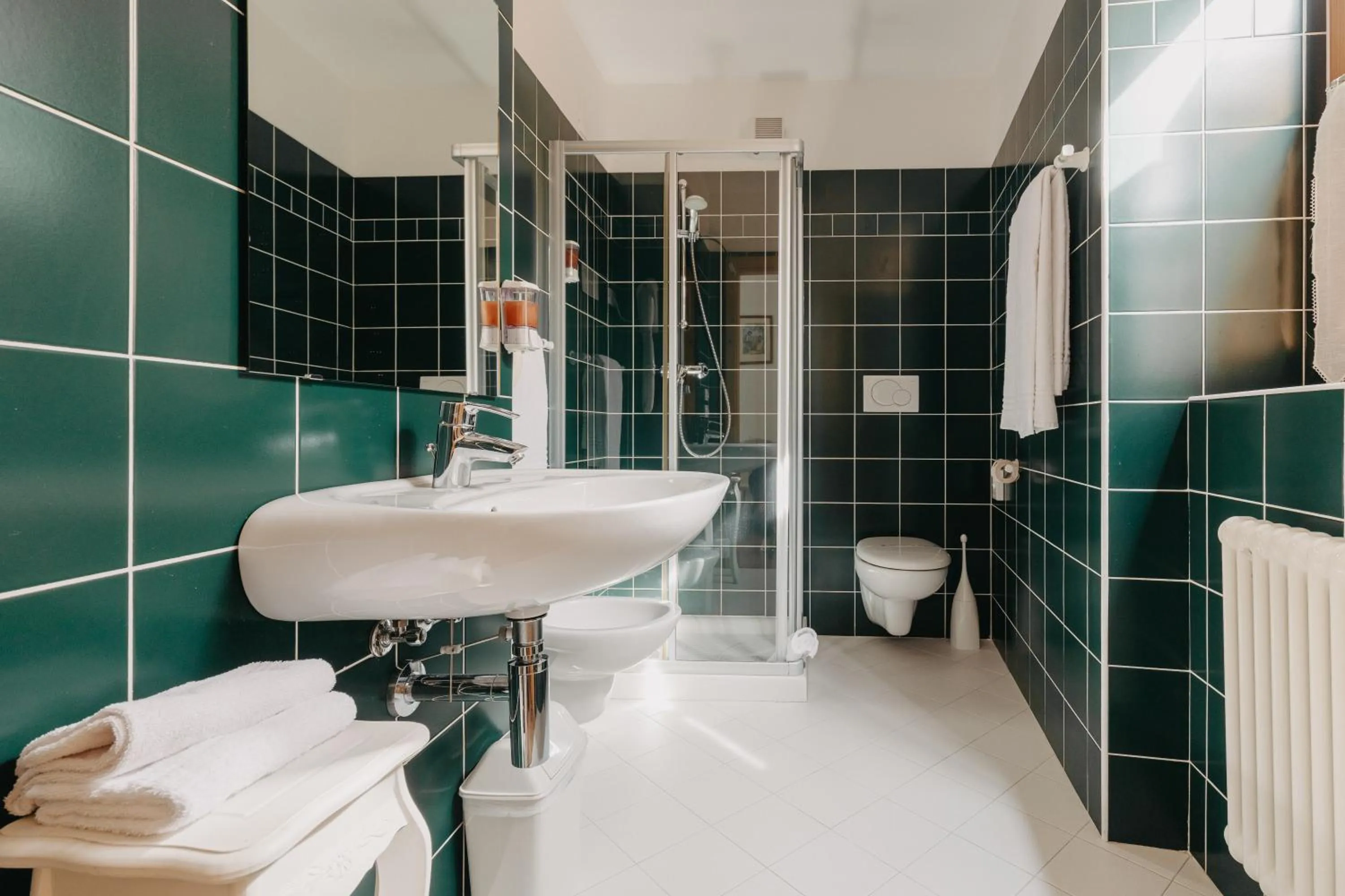 Shower in Coronata Haus