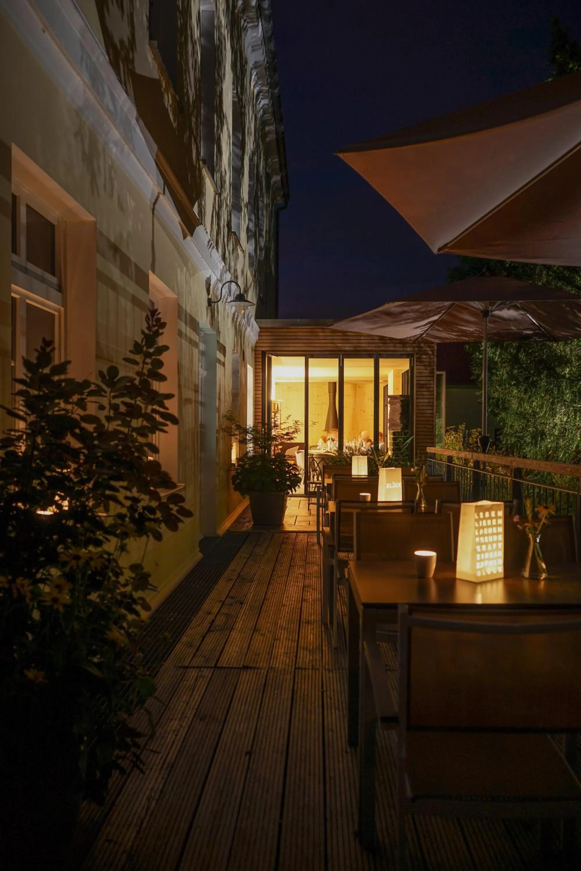 Balcony/Terrace in Biohotel Schönhagener Mühle