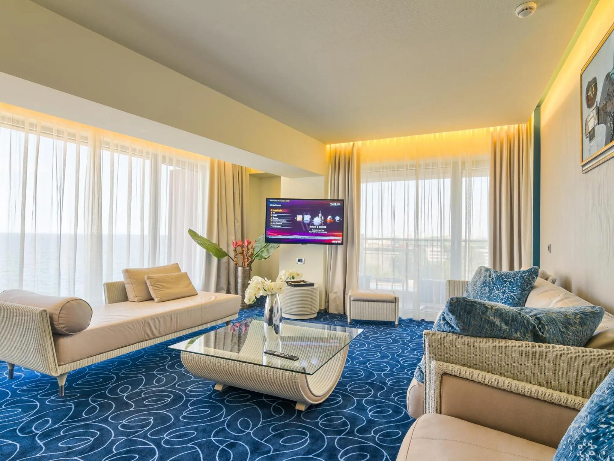 Living room in Vega Hotel