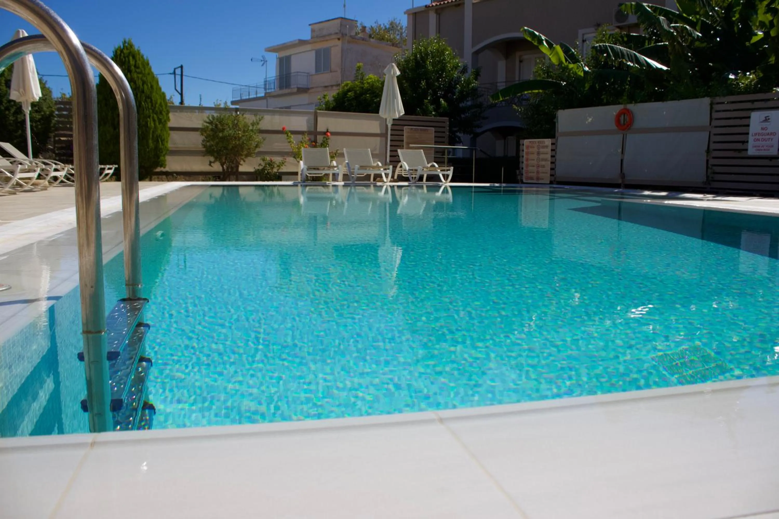 Swimming pool in Notos Luxury Studios