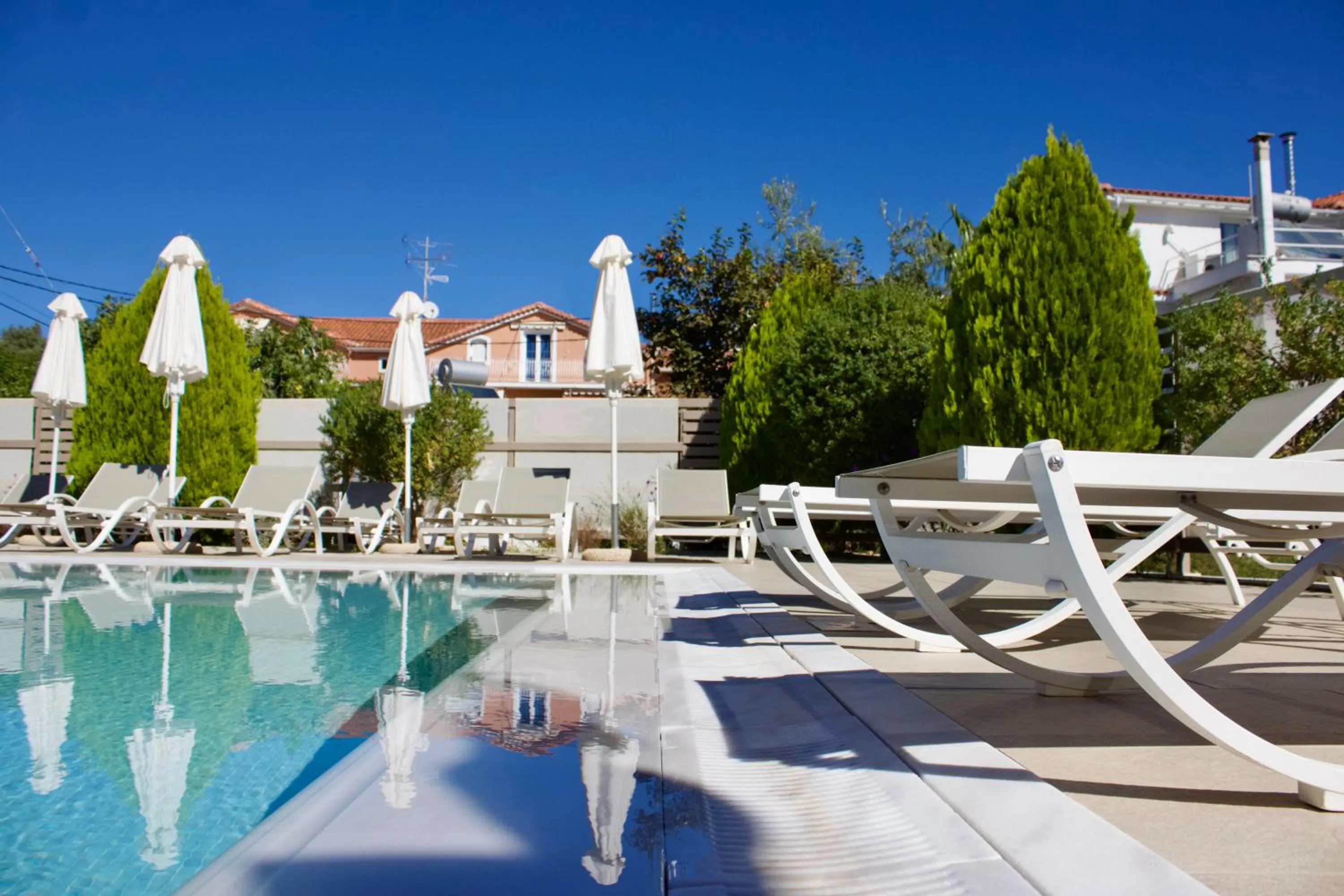 Balcony/Terrace in Notos Luxury Studios