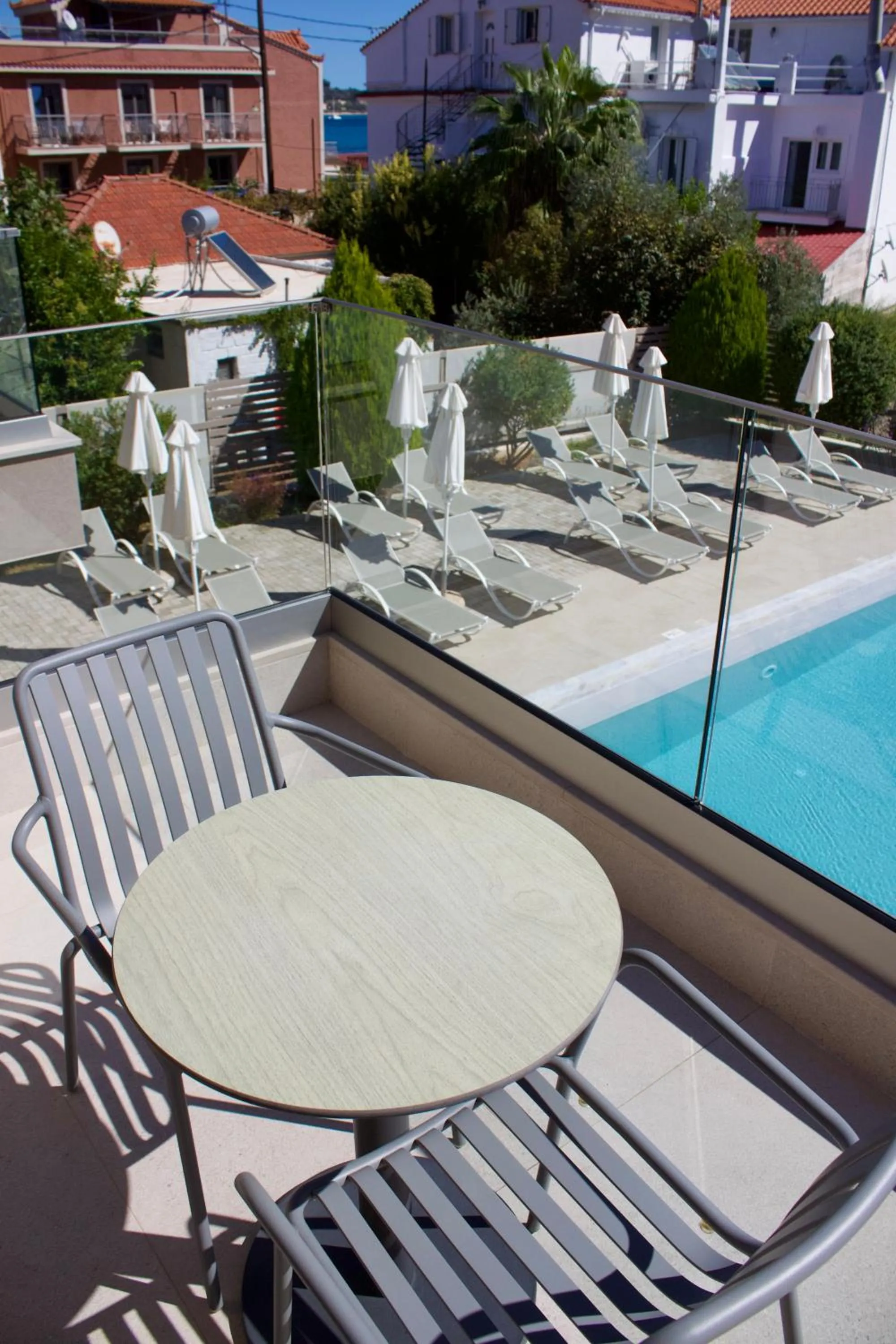 Balcony/Terrace in Notos Luxury Studios