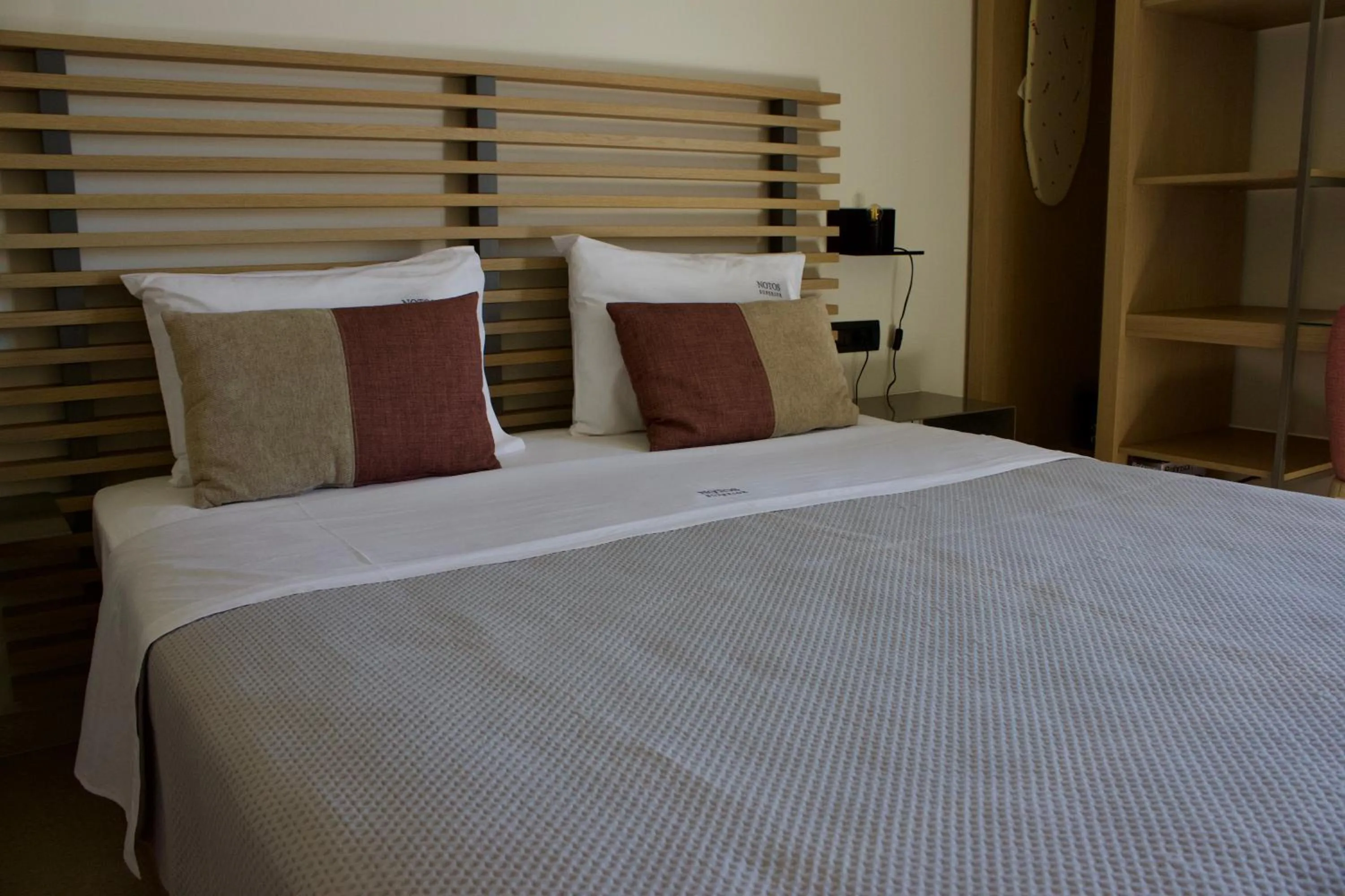 Bed in Notos Luxury Studios