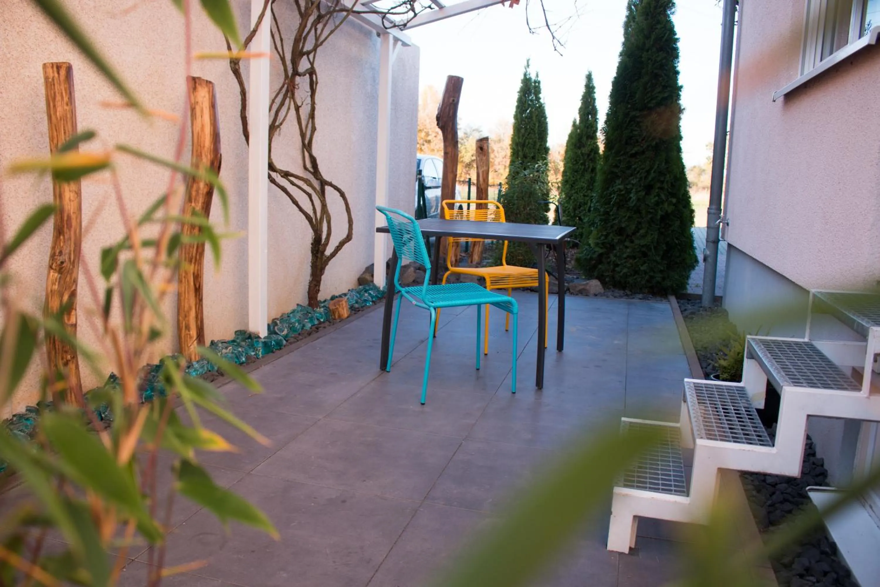 Balcony/Terrace in Art & Nature Apartments in der Nähe FFM-Messe