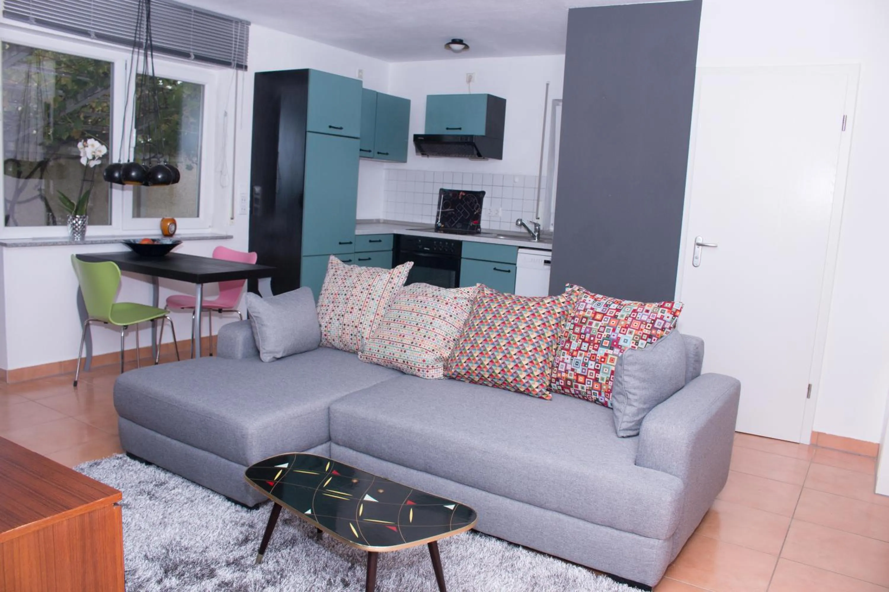 Living room in Art & Nature Apartments in der Nähe FFM-Messe