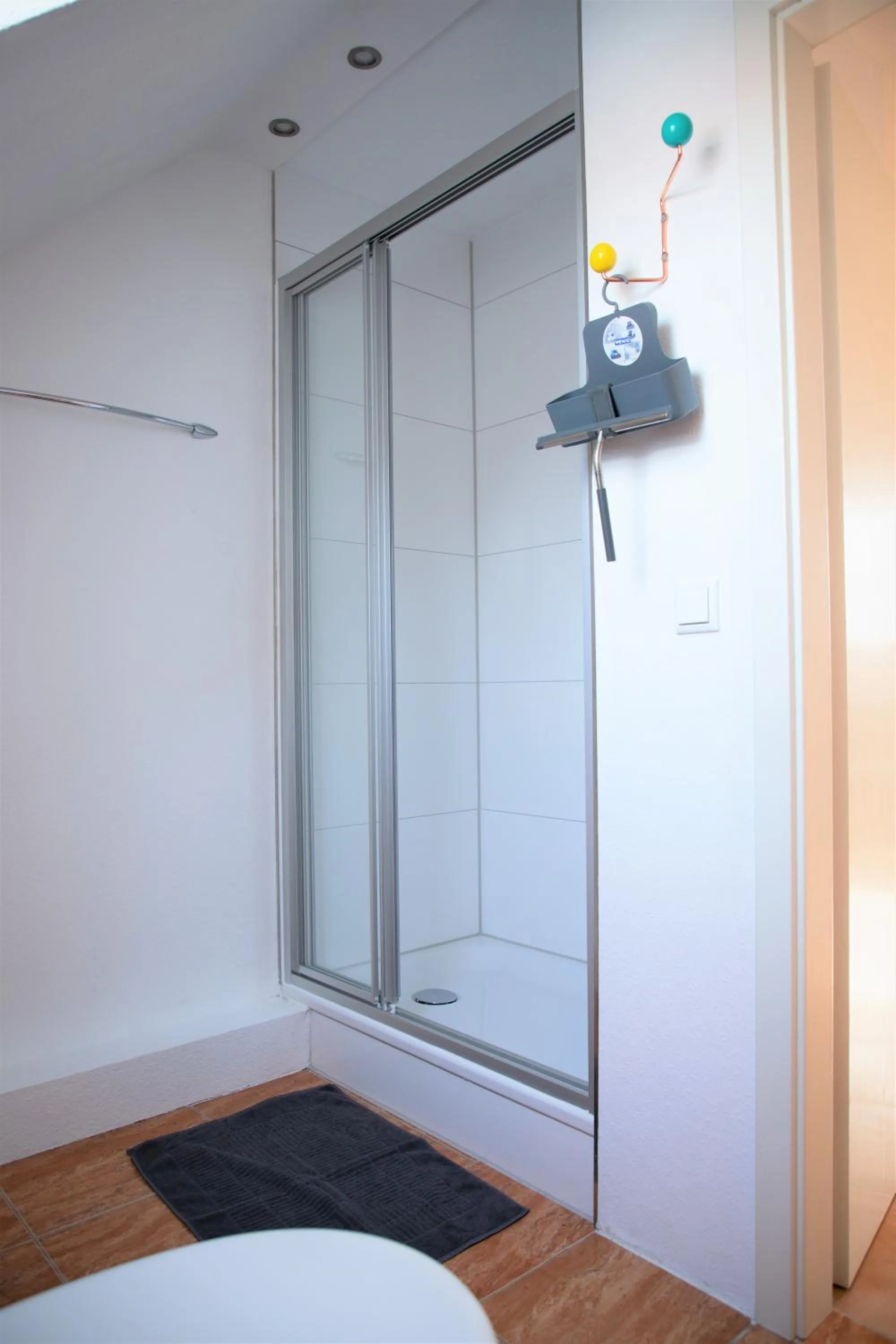 Shower in Art & Nature Apartments in der Nähe FFM-Messe