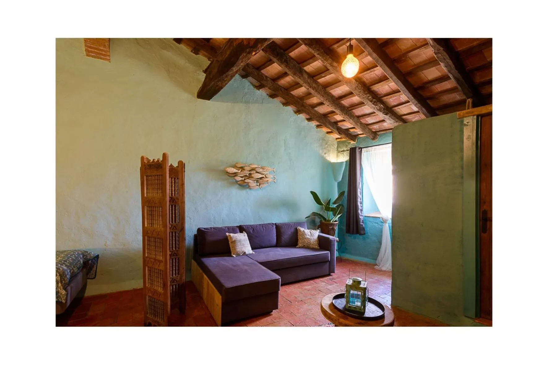 Seating area in Mas Del Llop Blanc - Dog friendly Hostal Rural - B&B