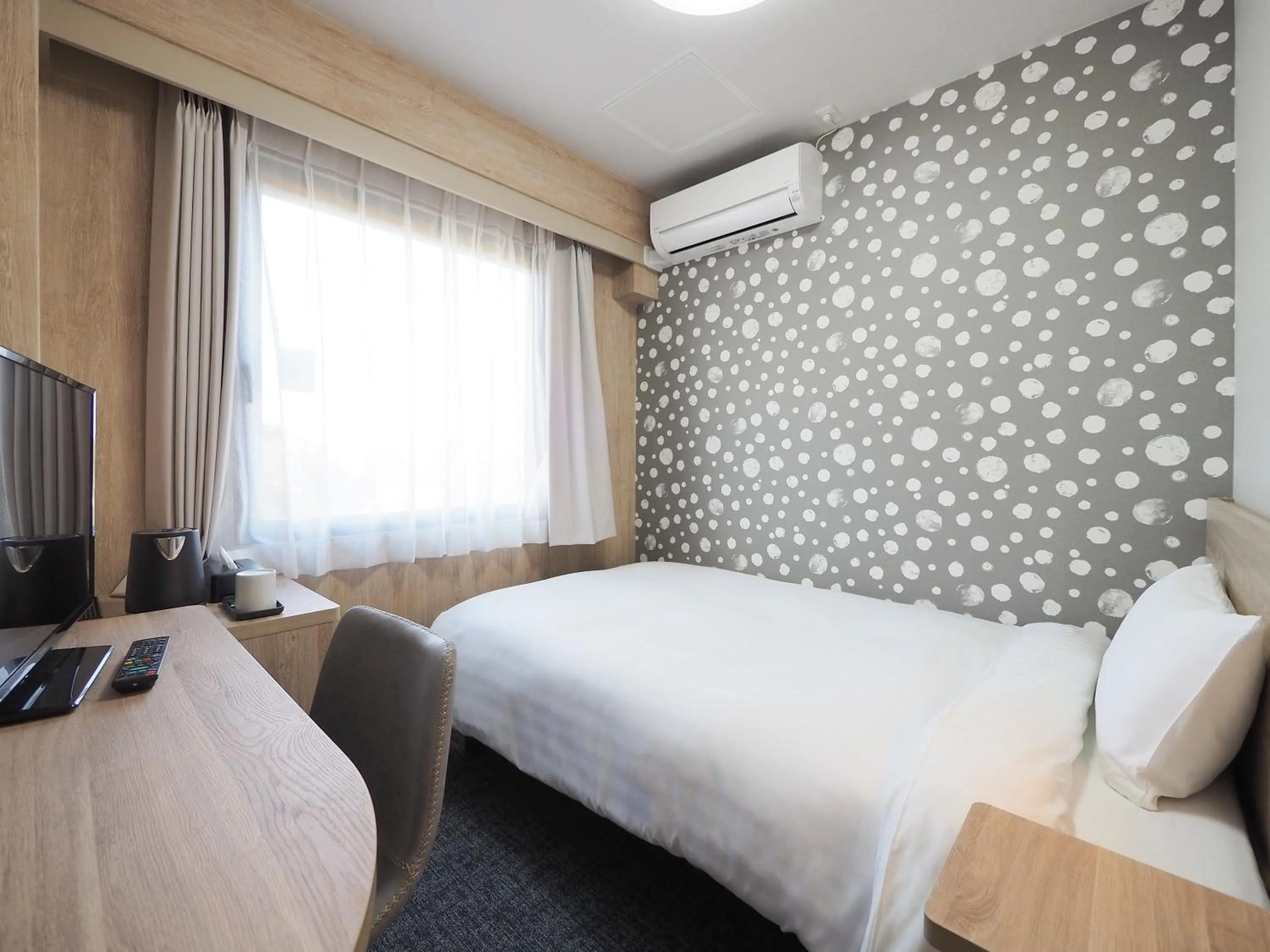 Photo of the whole room, Bed in Tabino Hotel EXpress Narita