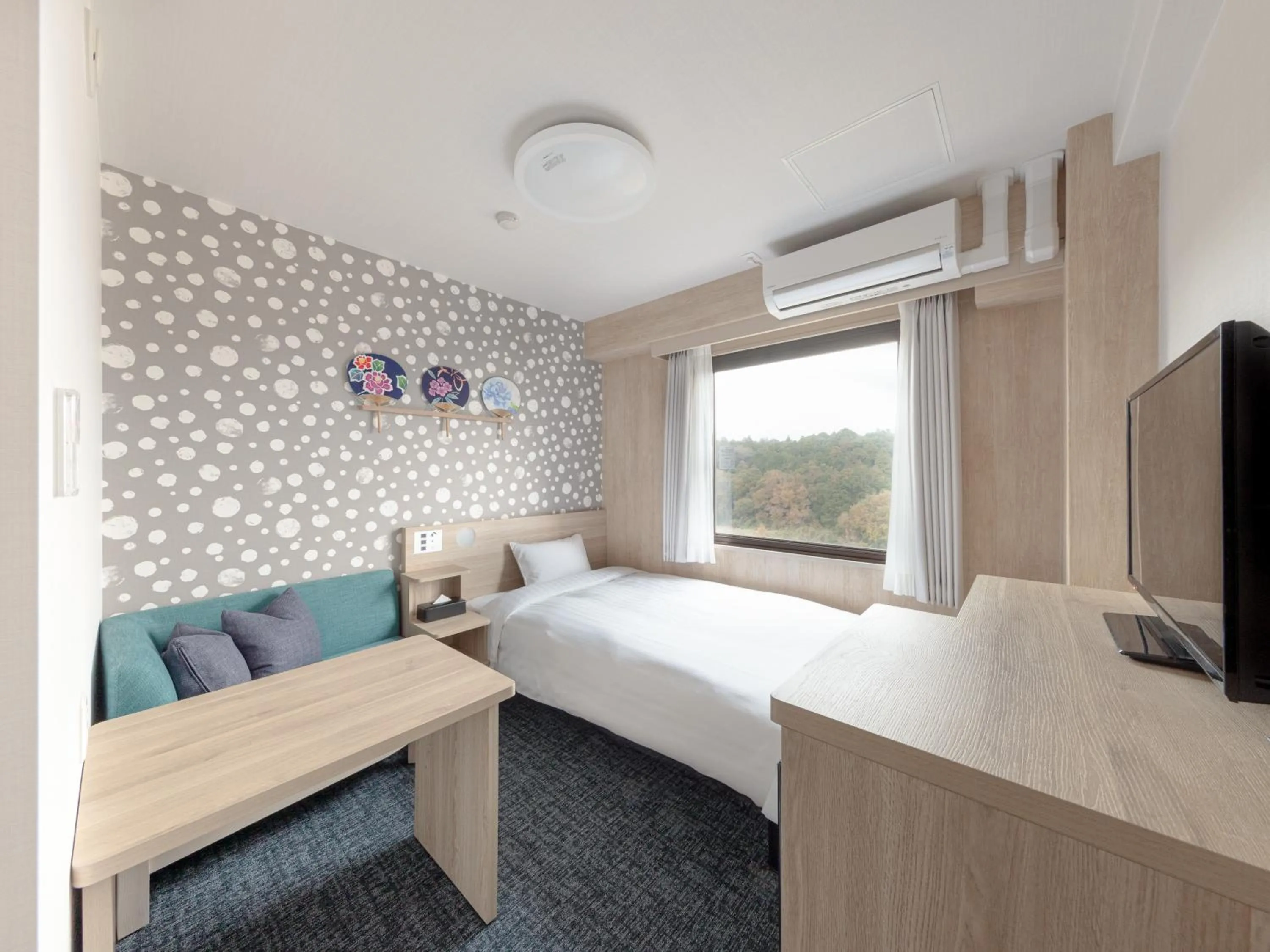 Photo of the whole room, Bed in Tabino Hotel EXpress Narita