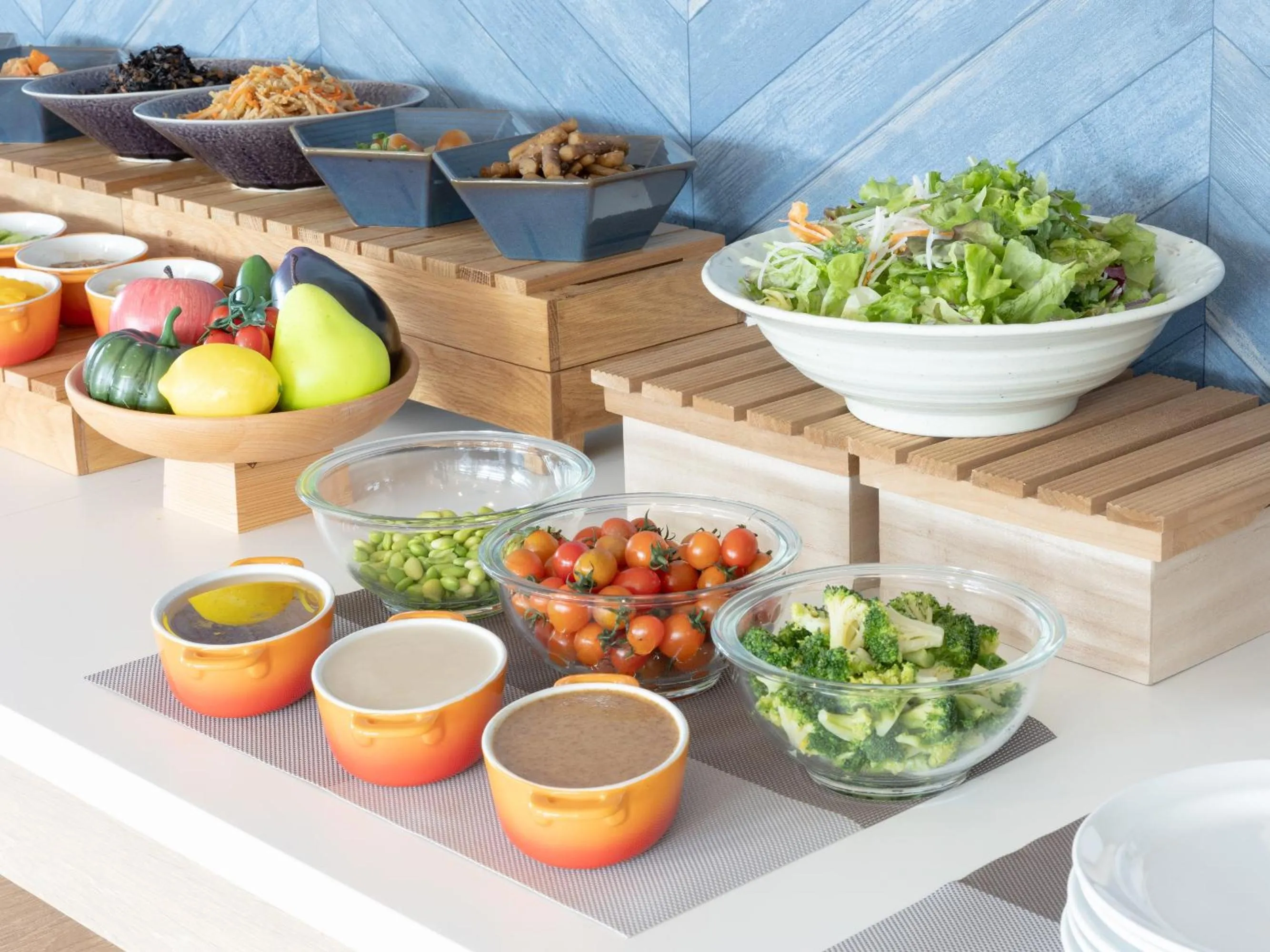 Buffet breakfast in Tabino Hotel EXpress Narita