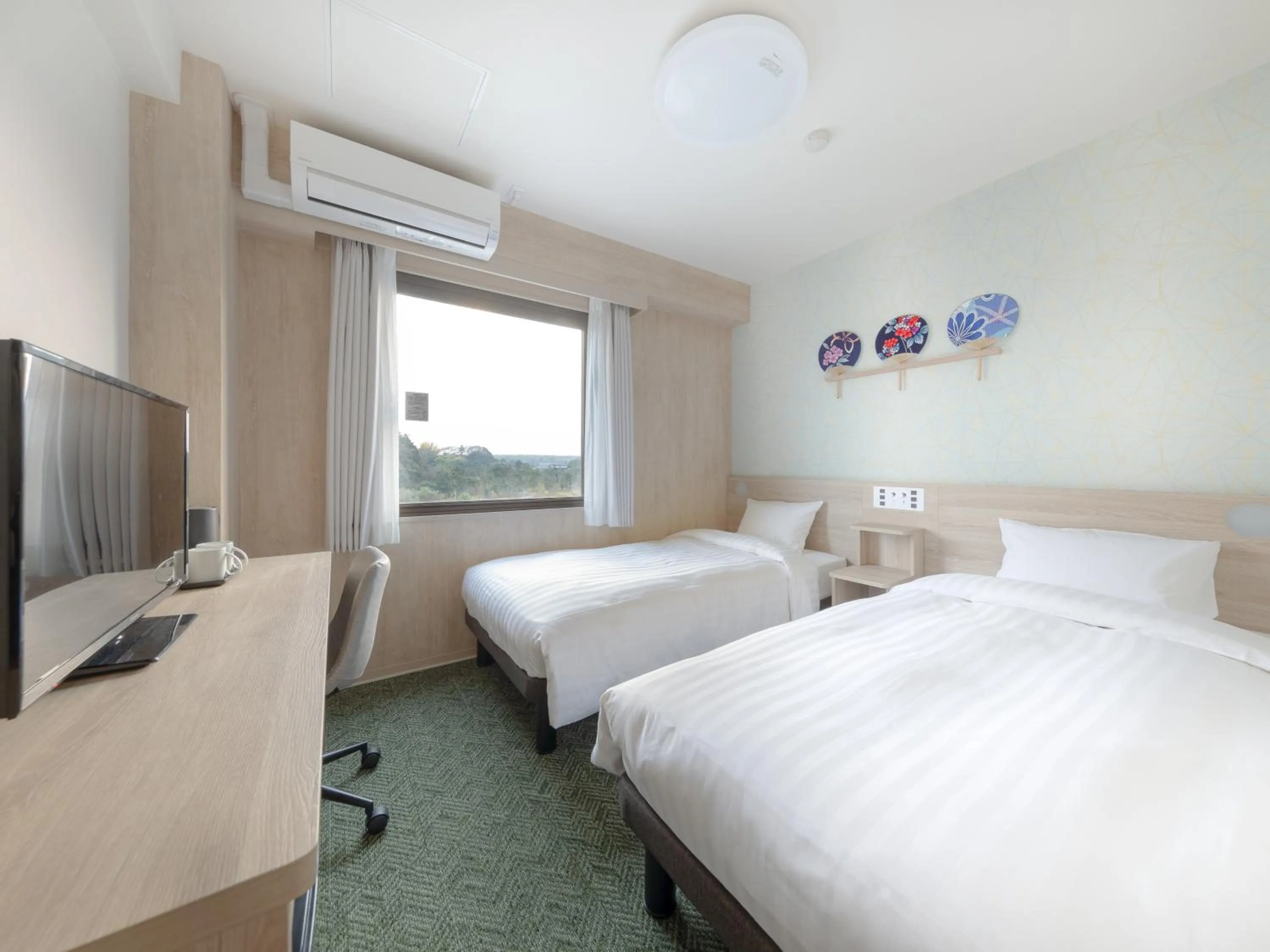 Photo of the whole room, Bed in Tabino Hotel EXpress Narita