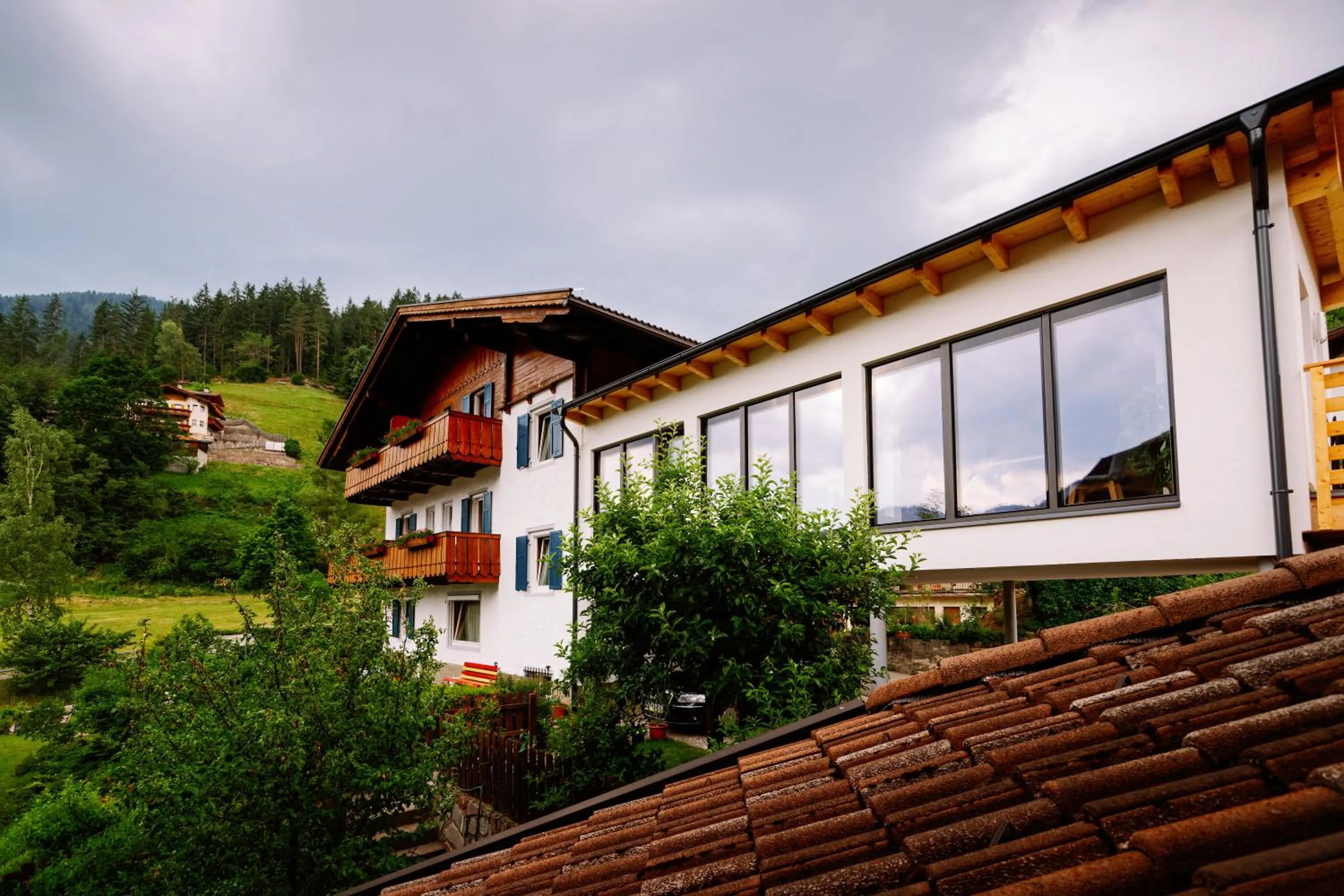 Facade/entrance in Haus Herta B&B