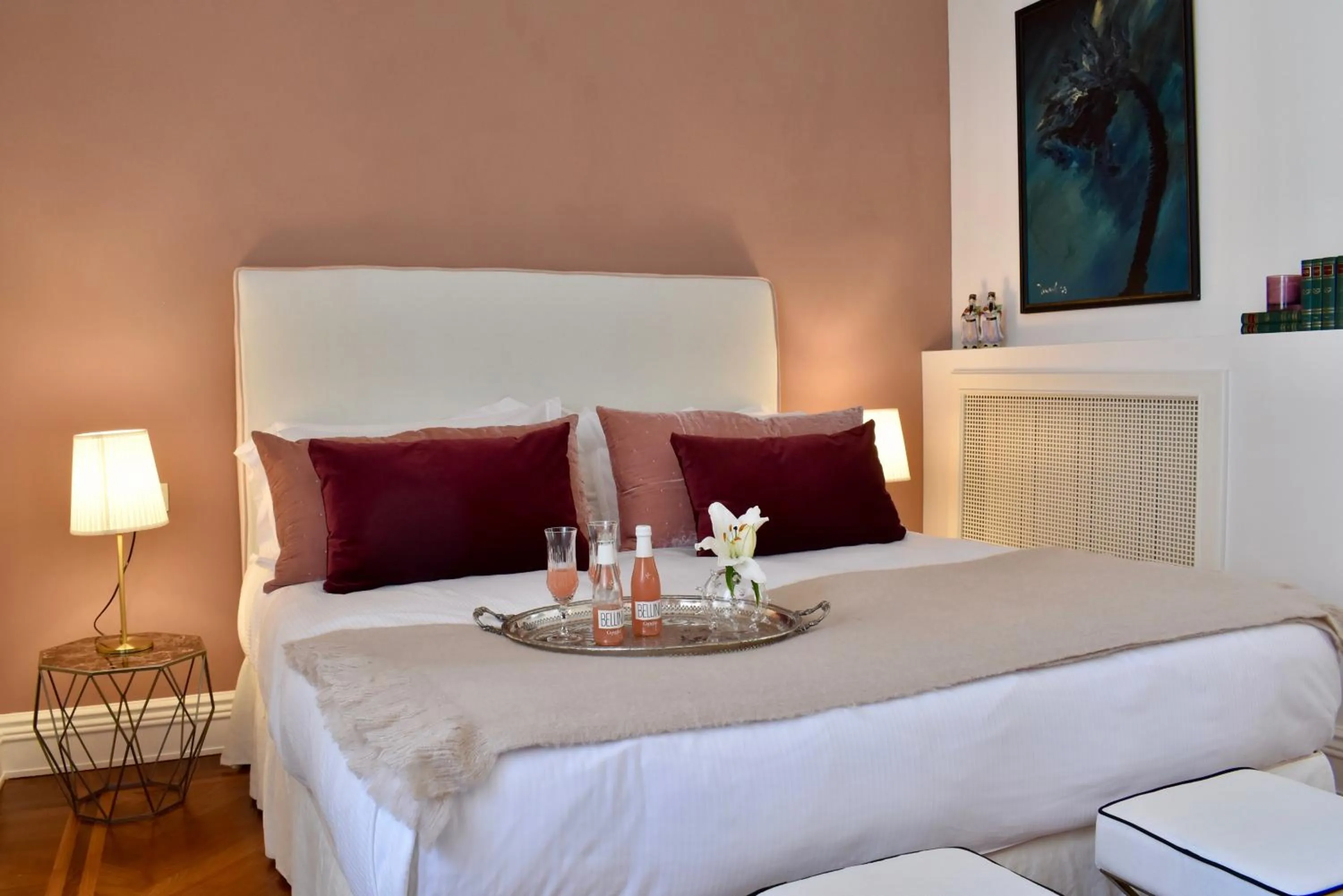 Bedroom, Bed in Palazzina Mori - Luxury B&B