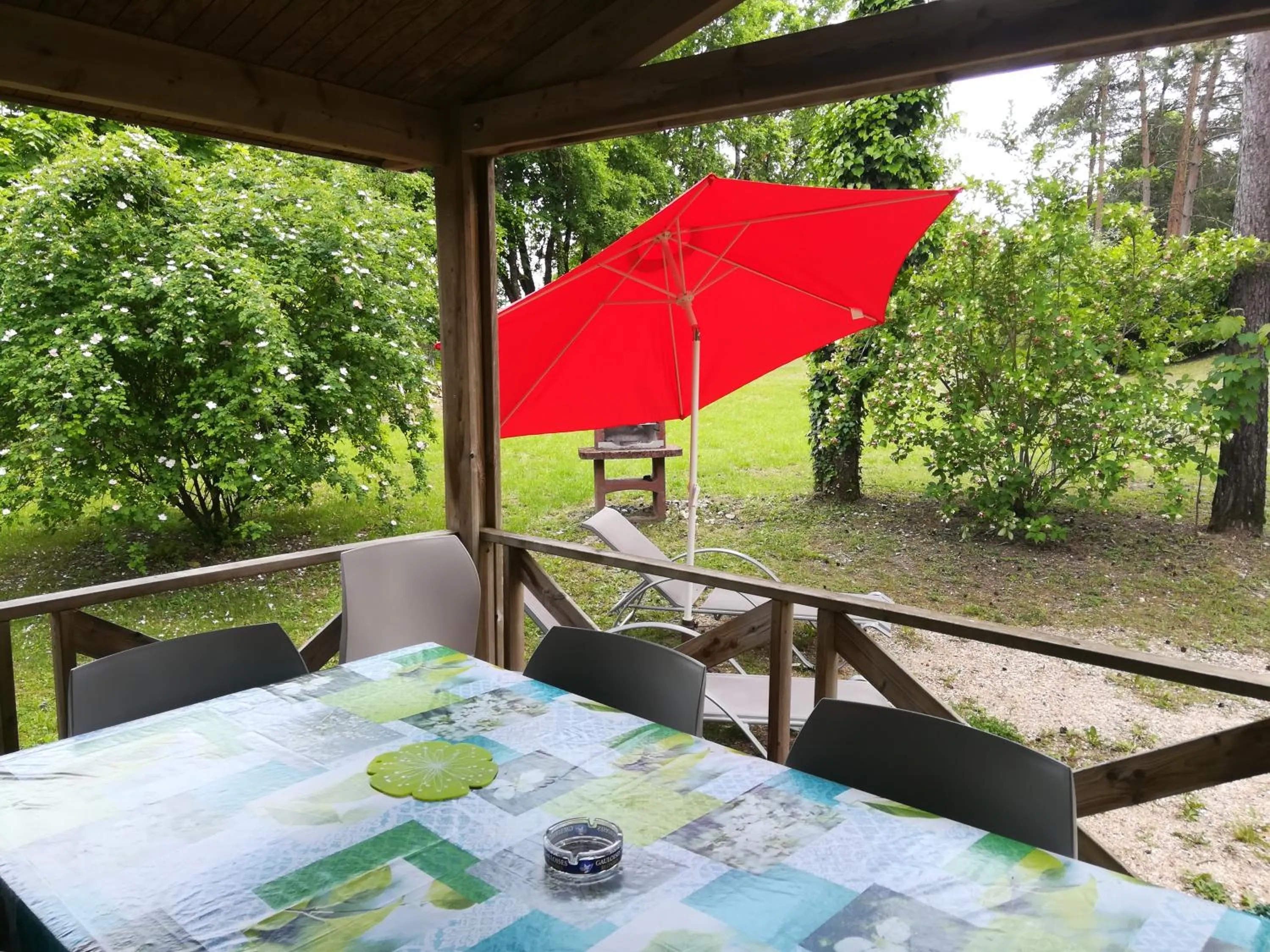 Patio in Les Chalets d'Argentouleau