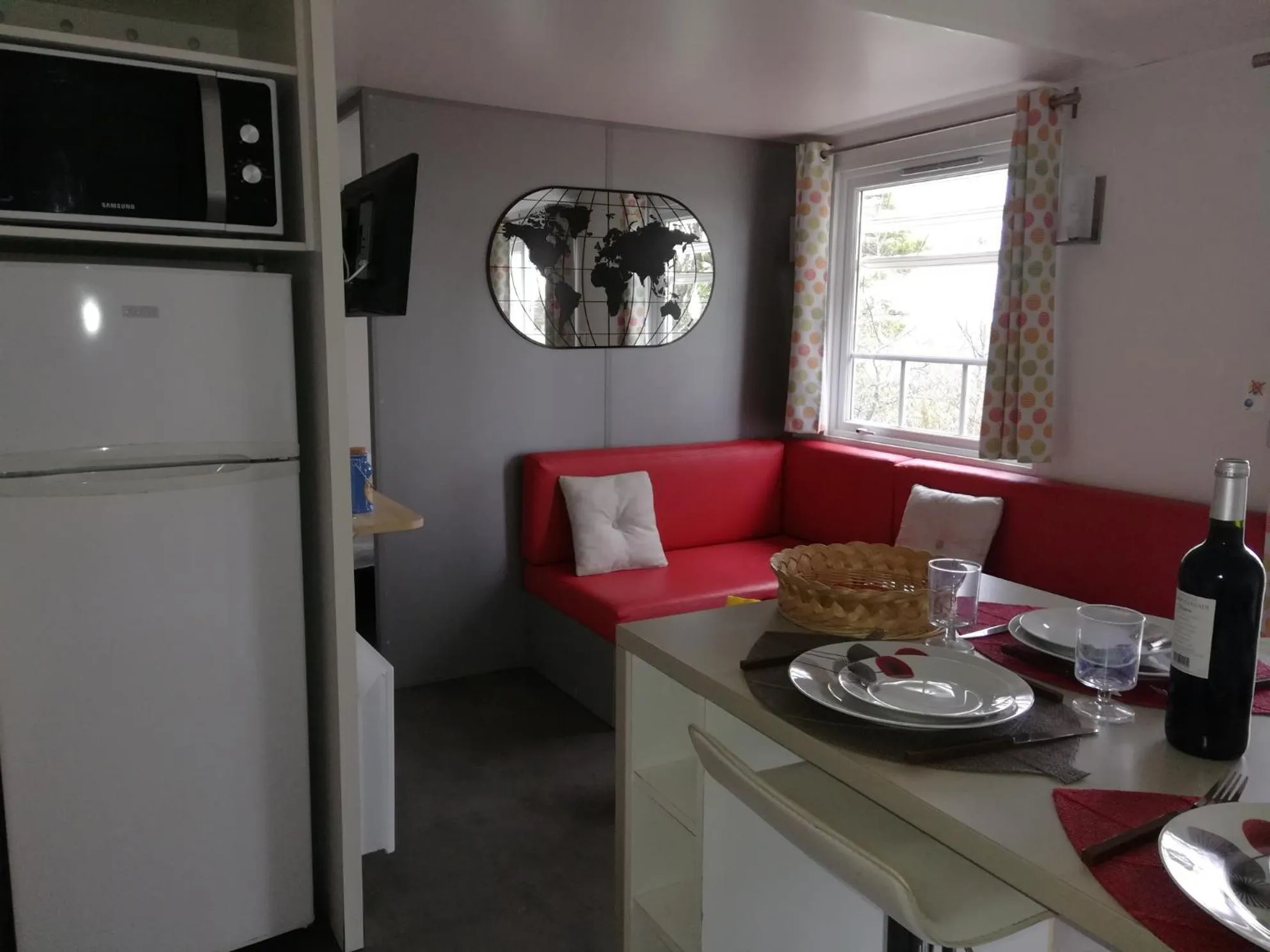 Kitchen or kitchenette in Les Chalets d'Argentouleau