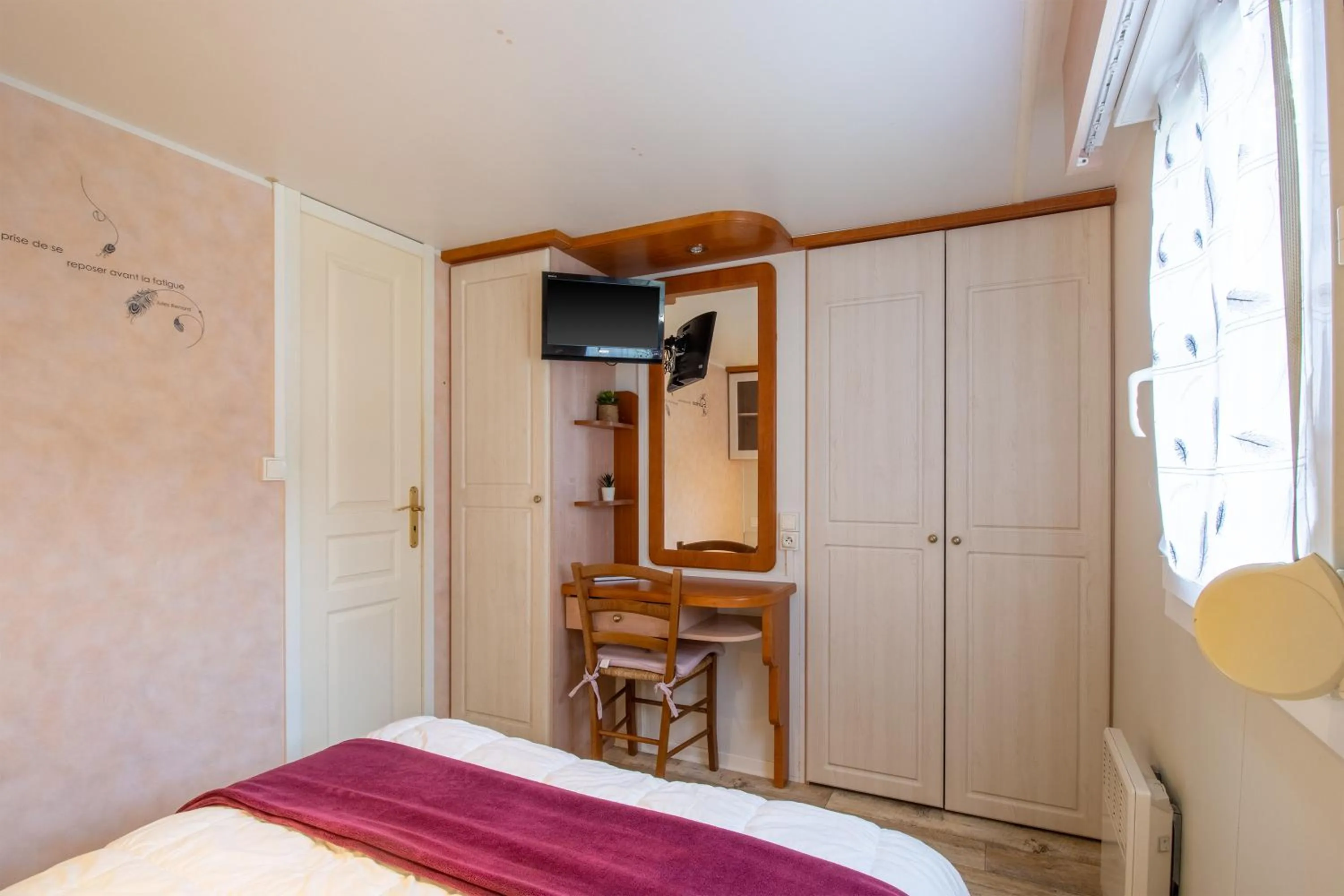 Bed in Les Chalets d'Argentouleau