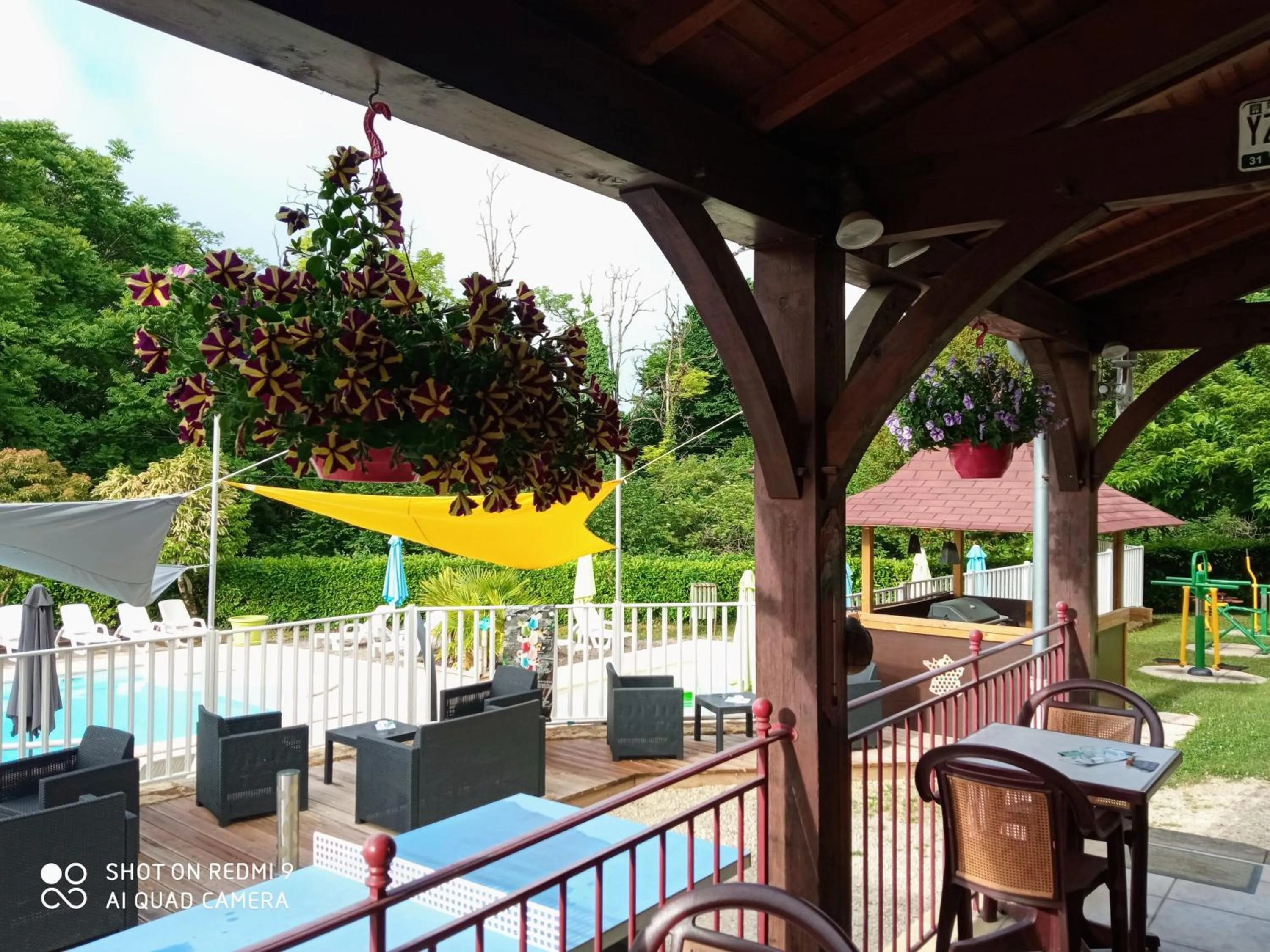 Patio in Les Chalets d'Argentouleau