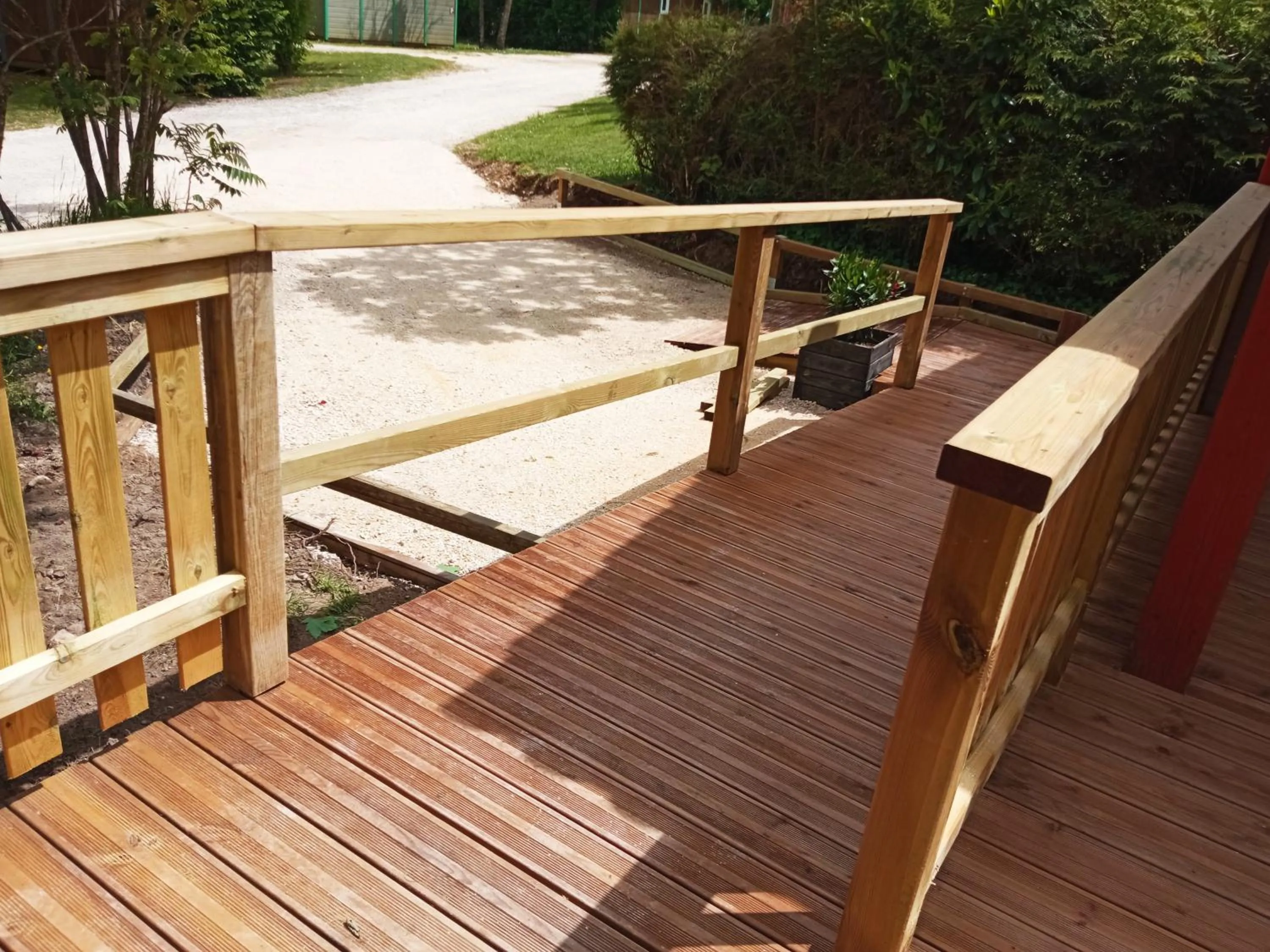 Patio in Les Chalets d'Argentouleau