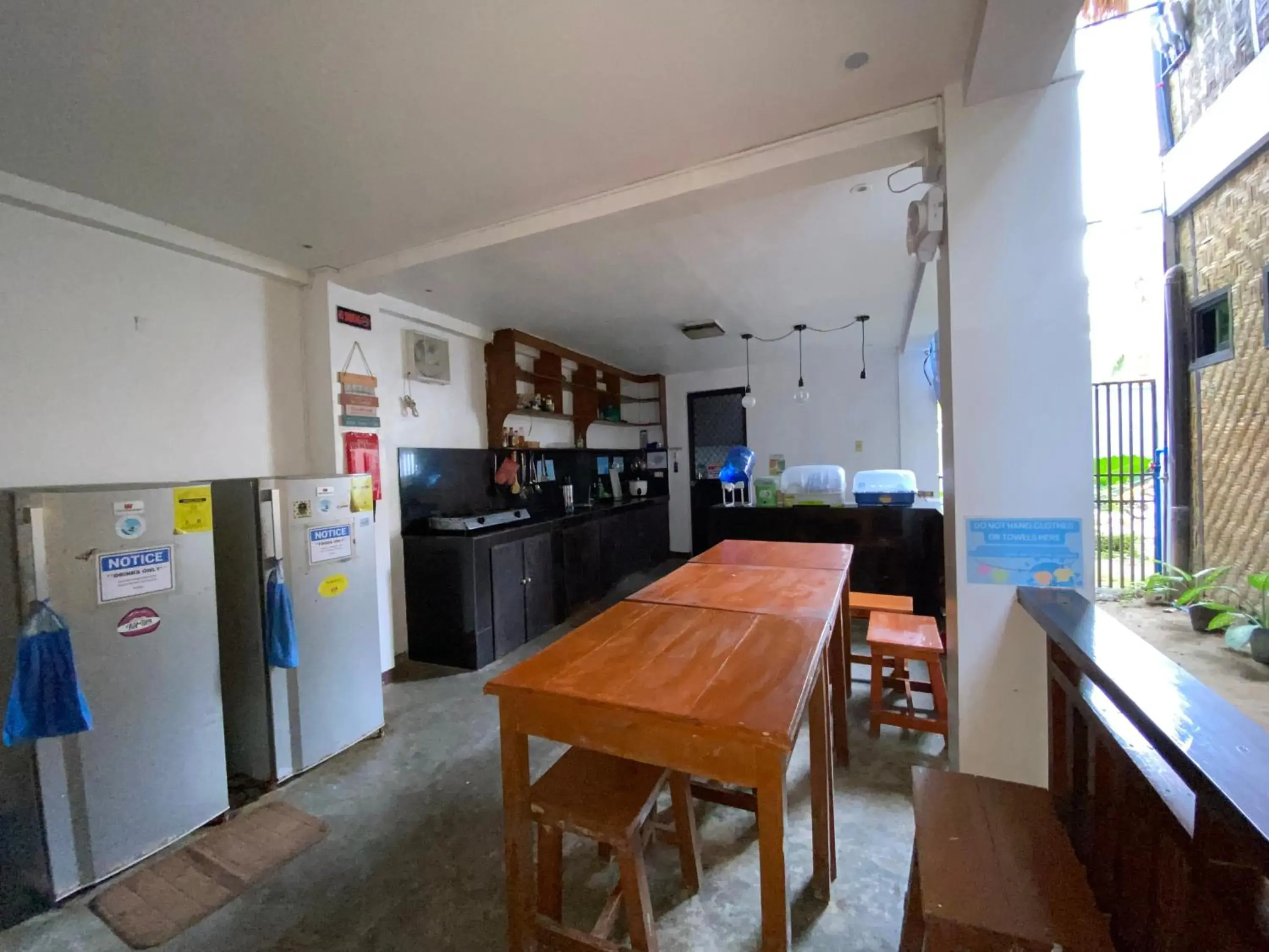 kitchen in Tres Islas Hostel kitchen in Tres Islas Hostel